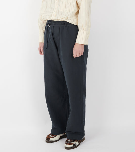 Ingrid Pant Black Seersucker