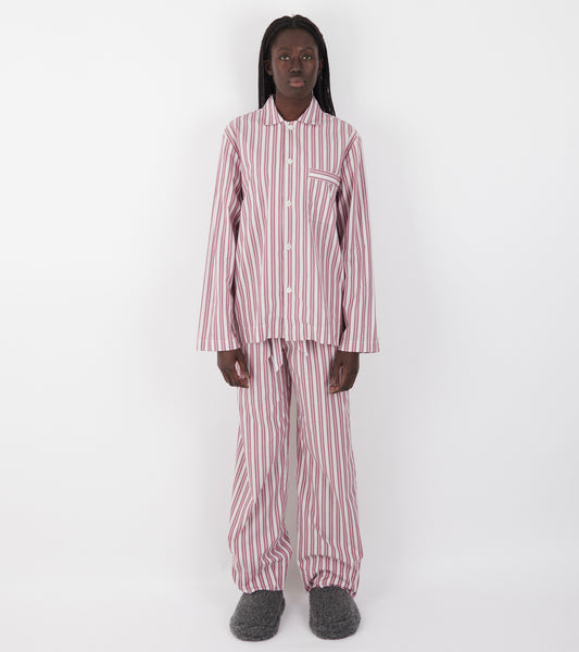 Pyjamas Shirt Rhubarb Stripes