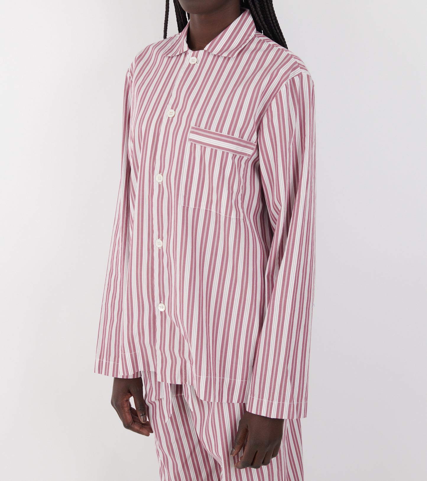 Pyjamas Shirt Rhubarb Stripes