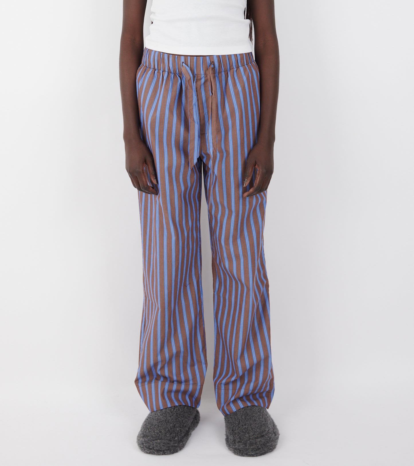 Pyjamas Pants Chestnut Stripes