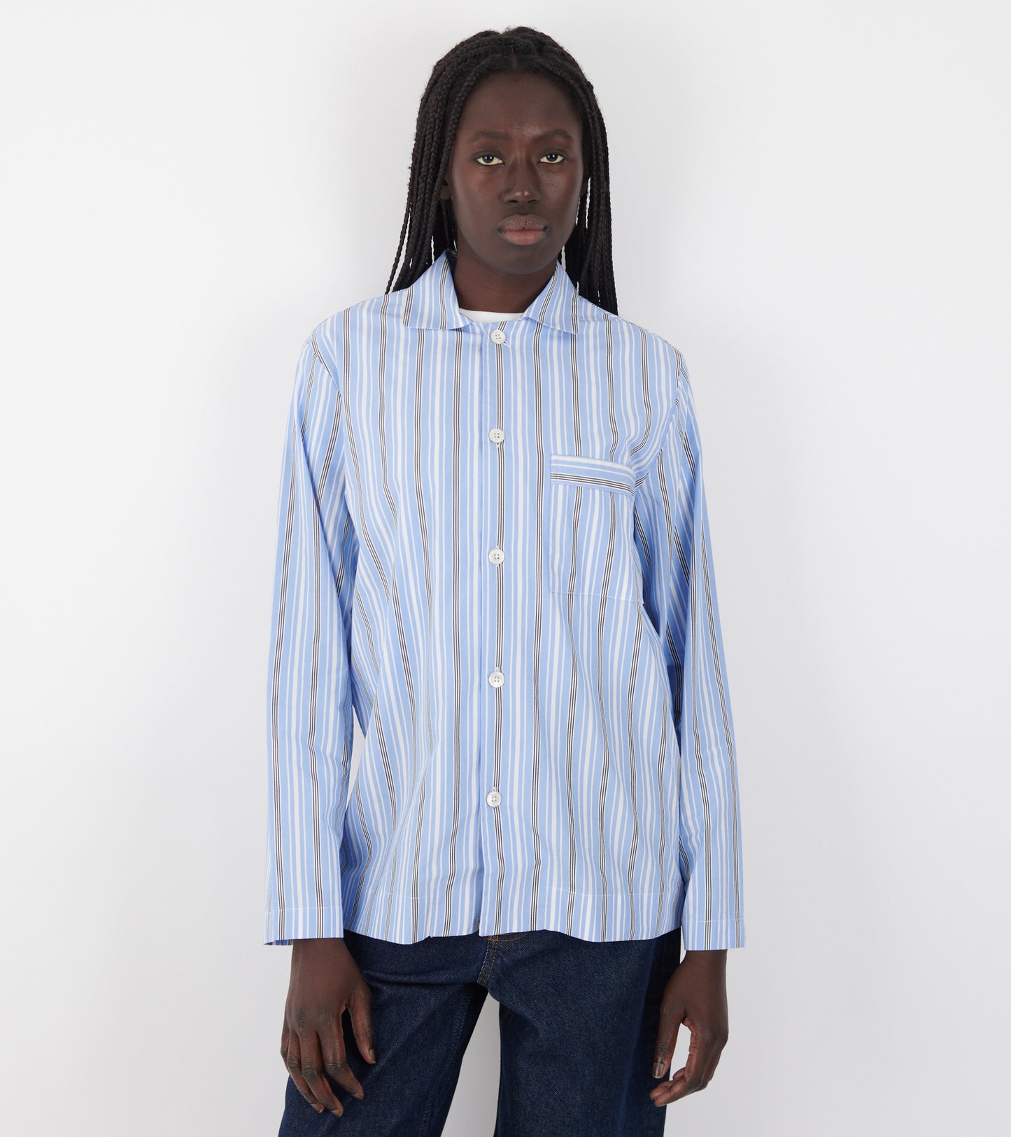 Pyjamas Shirt Stave Stripes