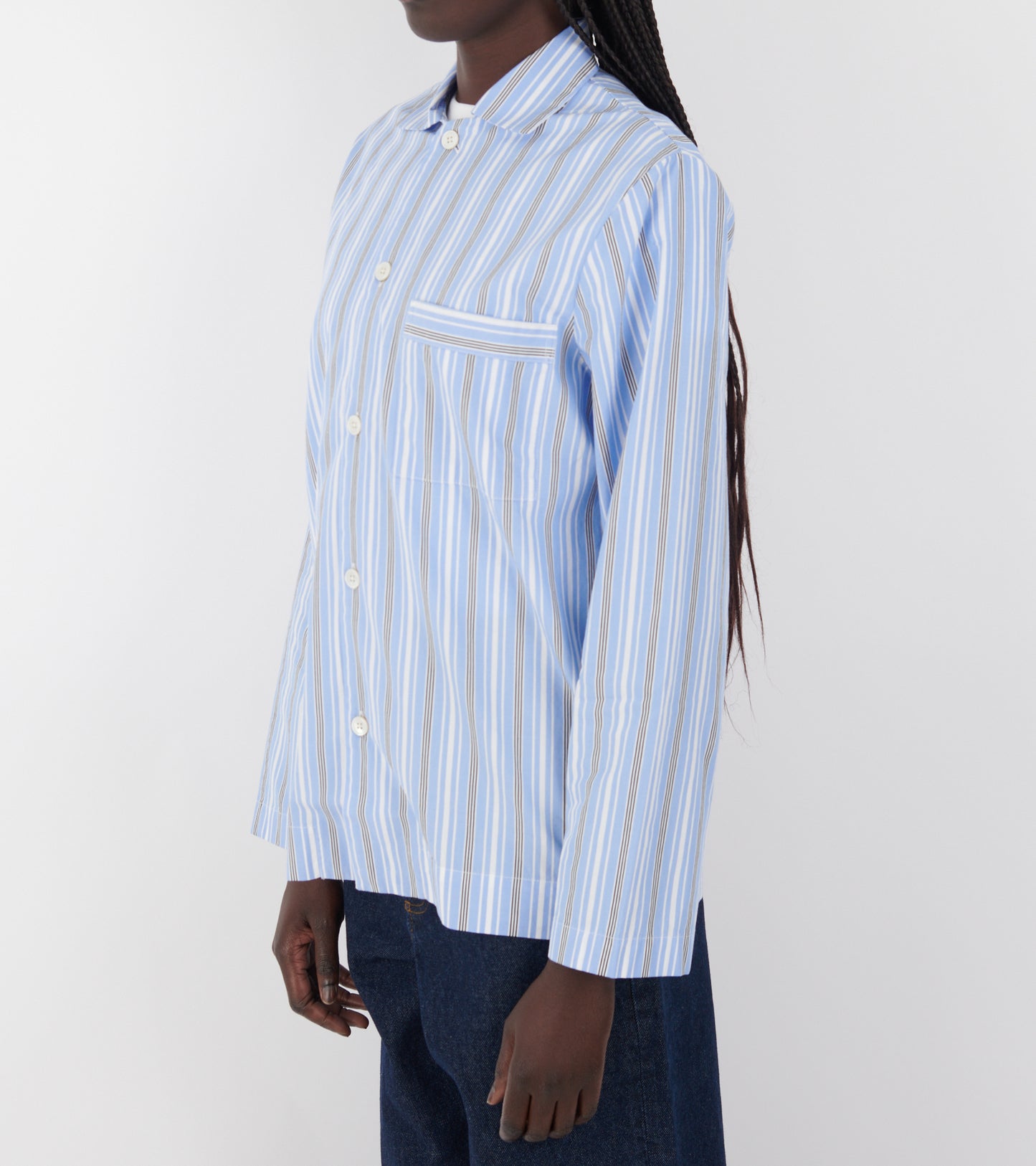 Pyjamas Shirt Stave Stripes