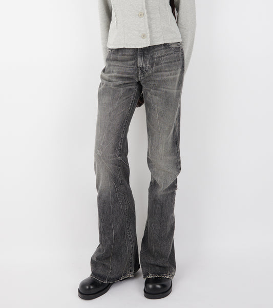 2025F Gothik Fitted Jeans Washed Black