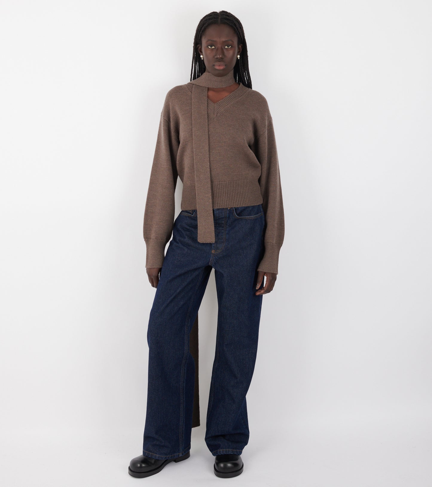 Nanna Knit Sweater Taupe