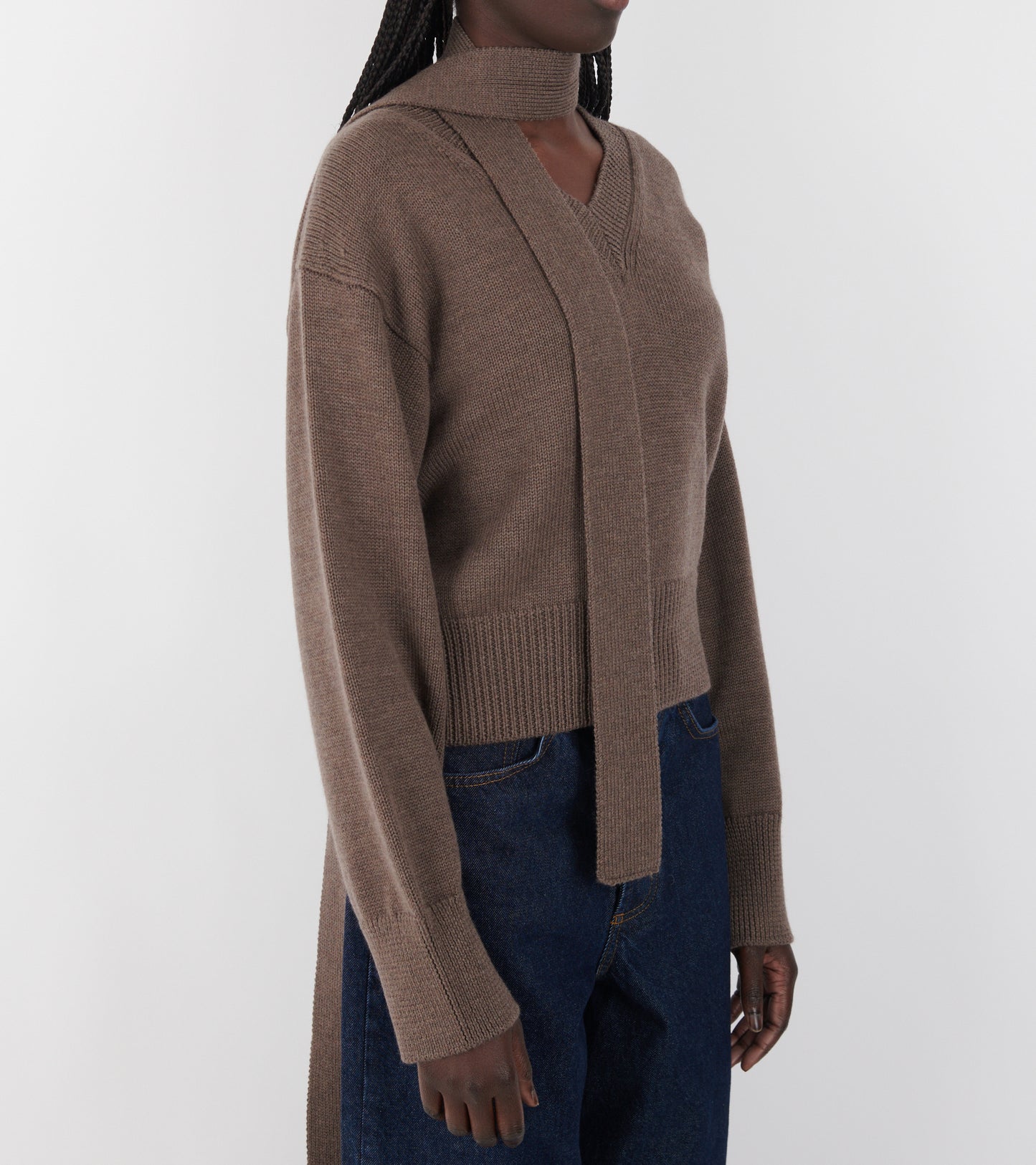 Nanna Knit Sweater Taupe