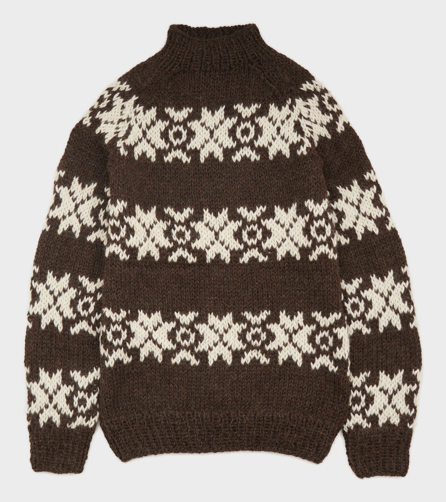 Annika Sweater Brown/Off-white
