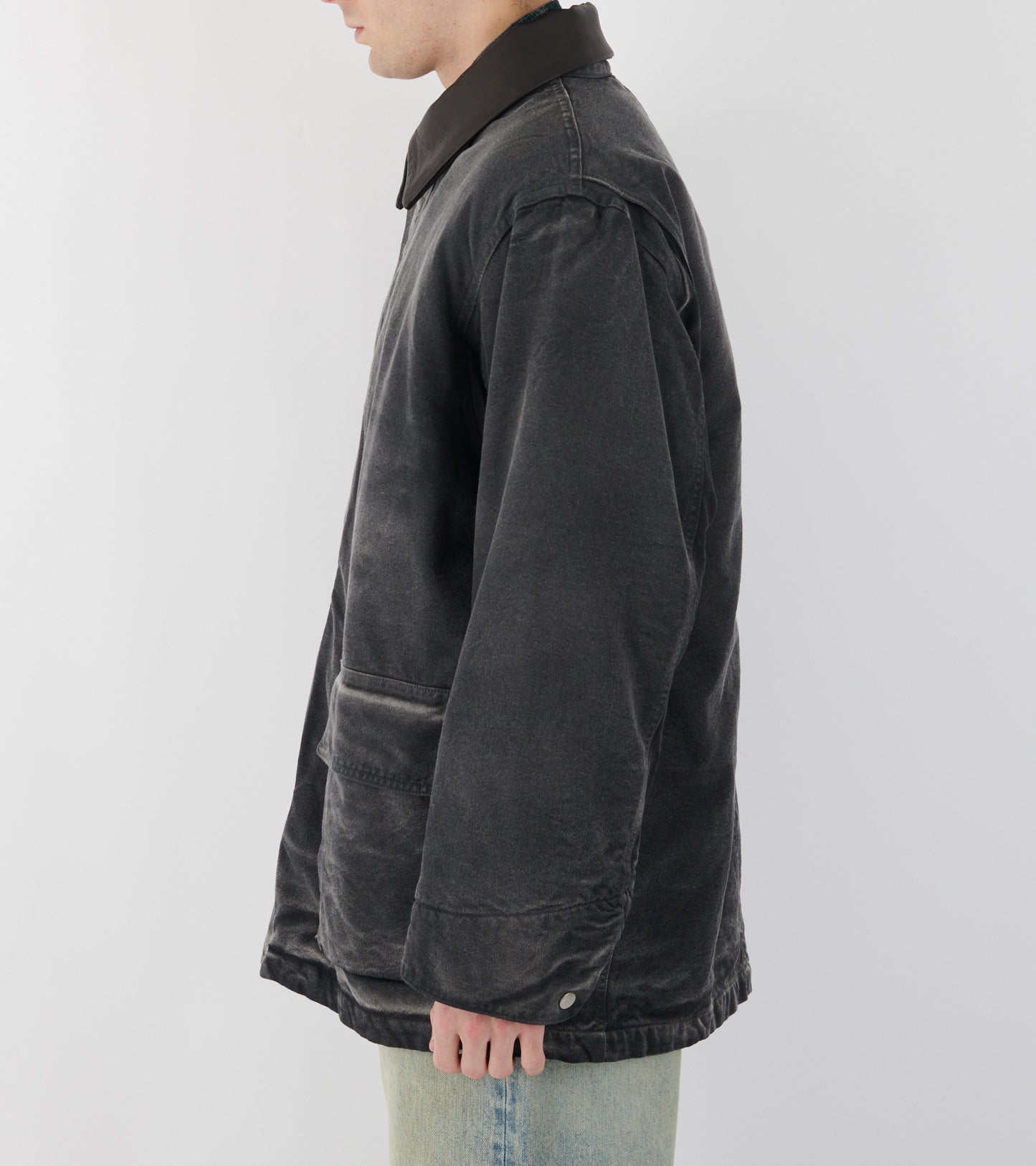 Product Dyed Duck Blouson Faded Black
