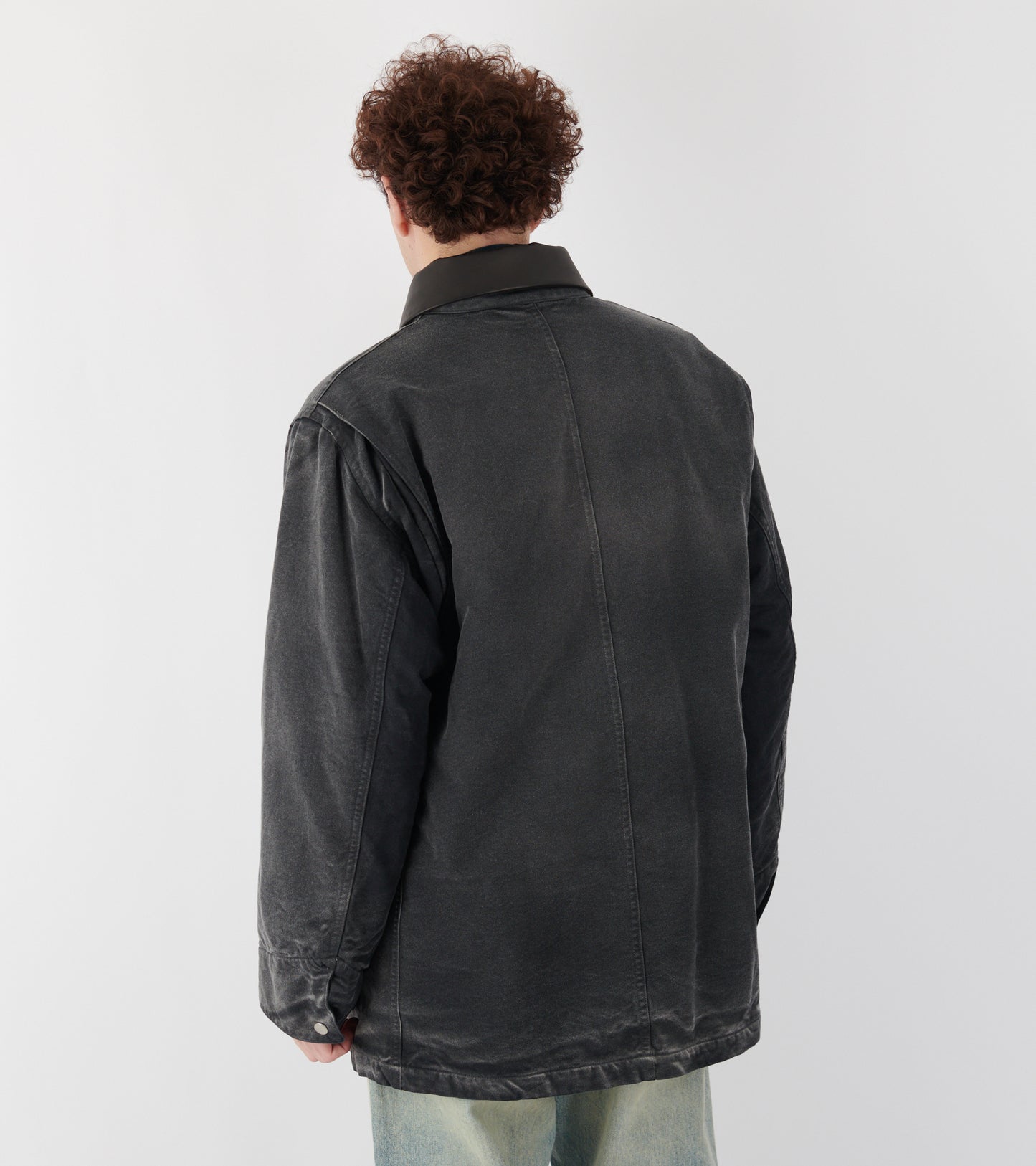 Product Dyed Duck Blouson Faded Black