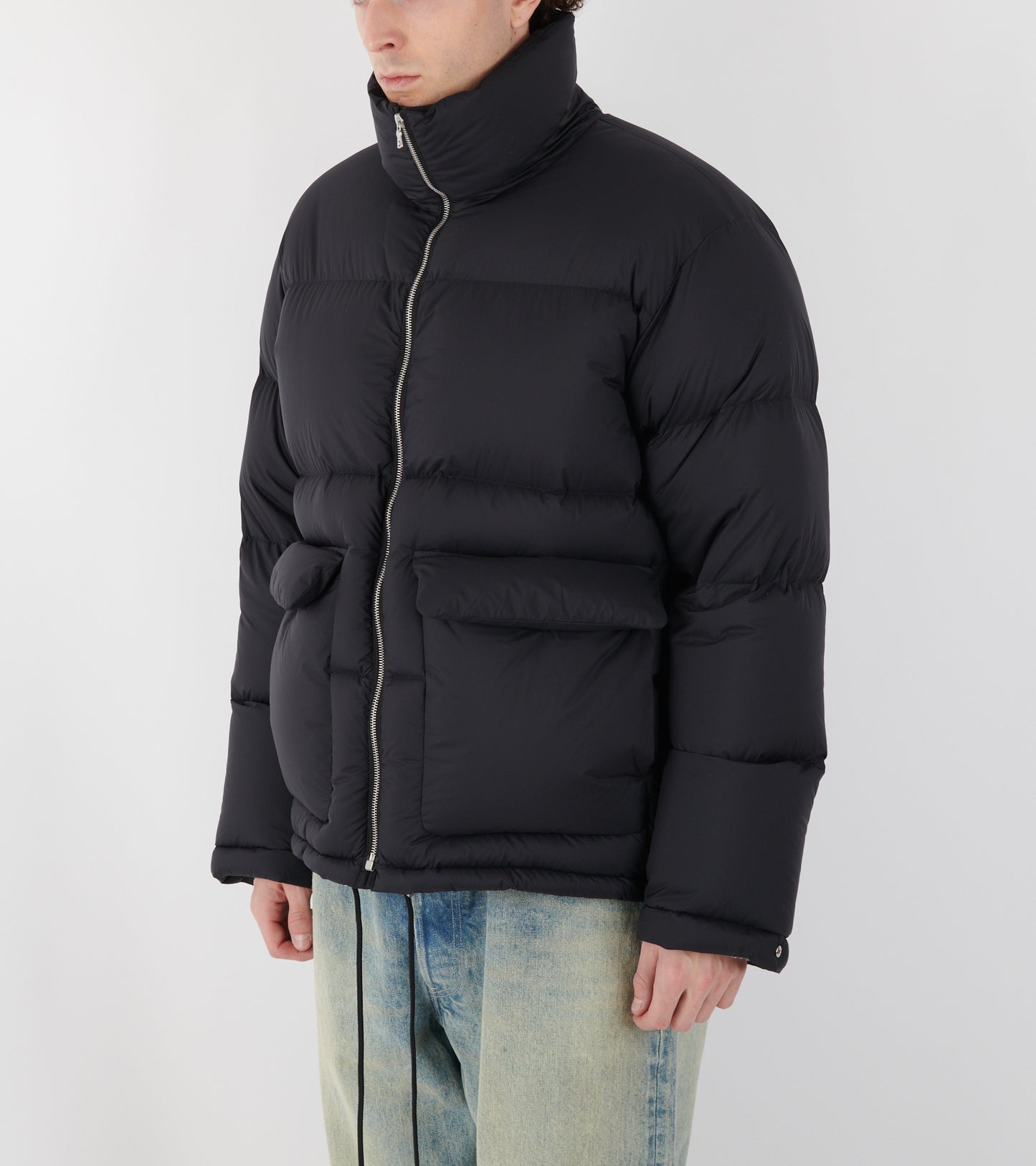 Super Light Nylon Ripstop Down Blouson Black