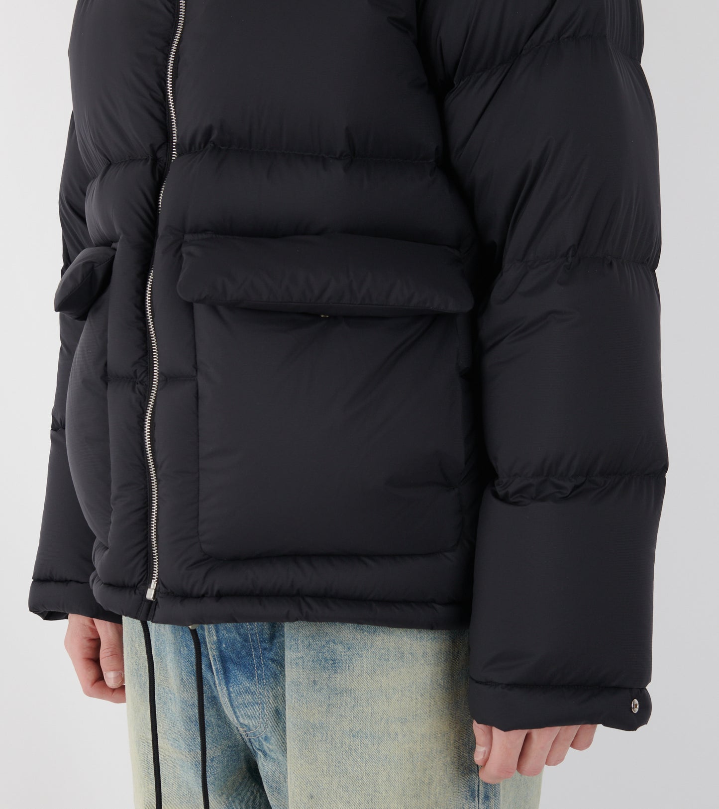 Super Light Nylon Ripstop Down Blouson Black