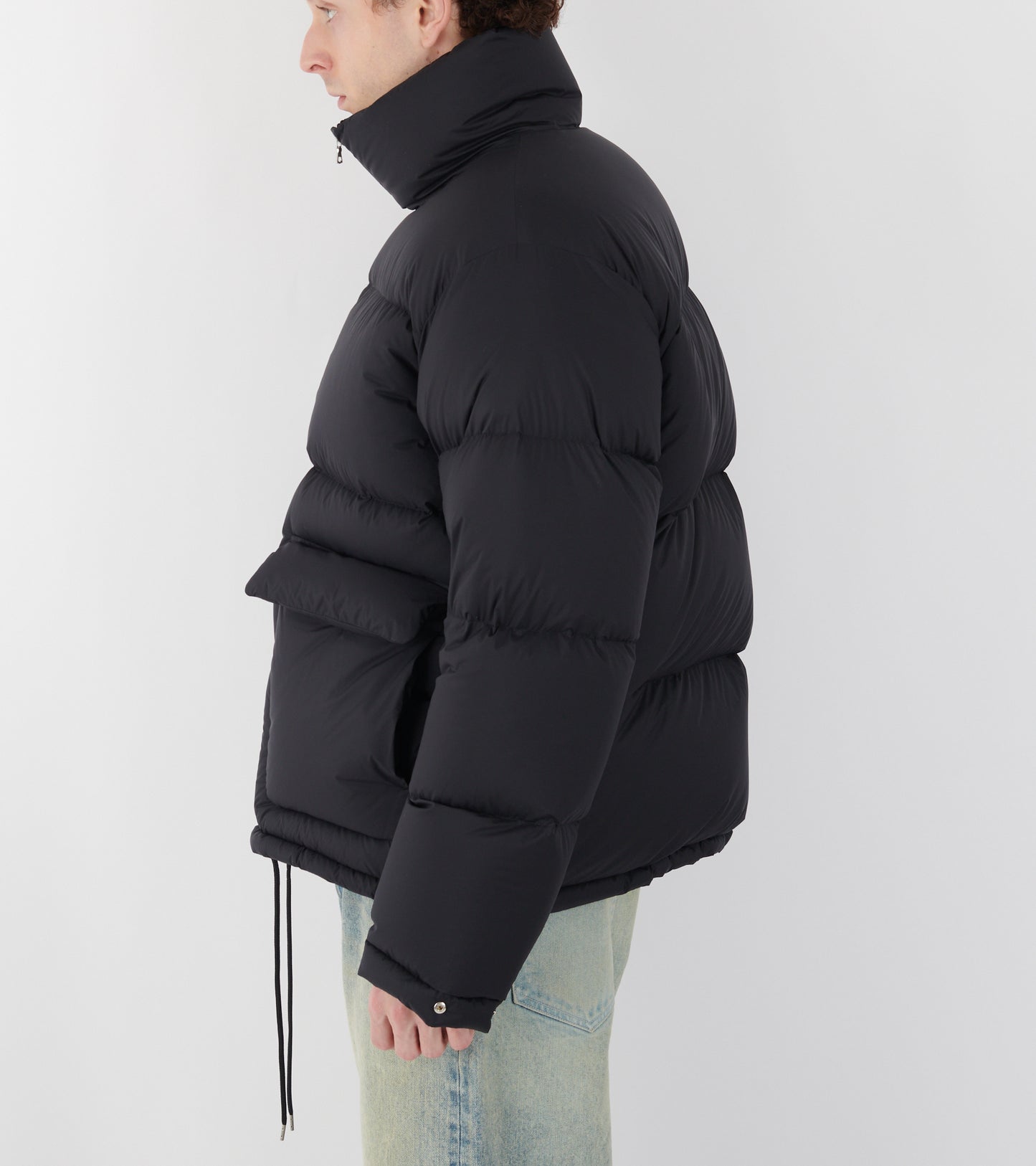 Super Light Nylon Ripstop Down Blouson Black