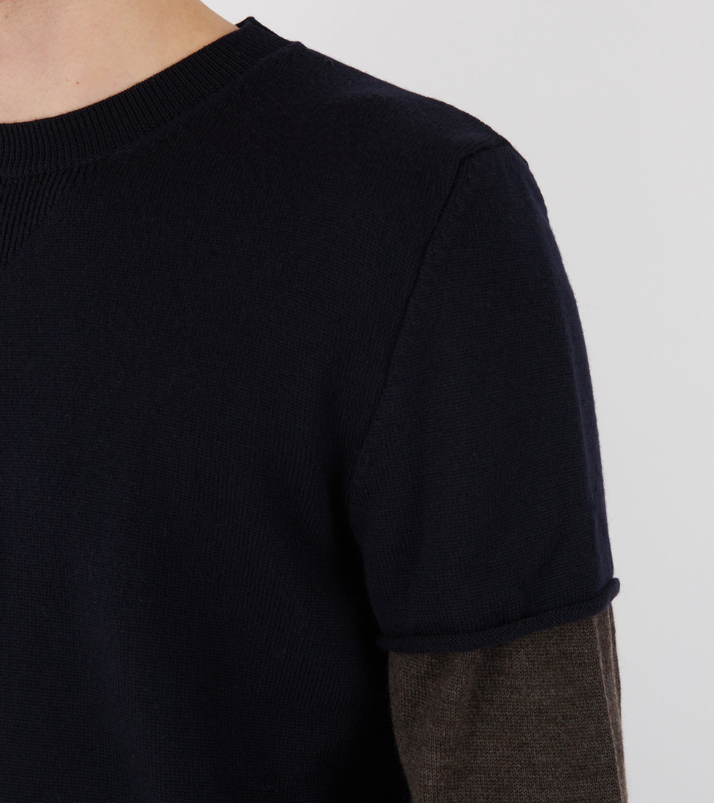 Cobre Layered Sweater Navy