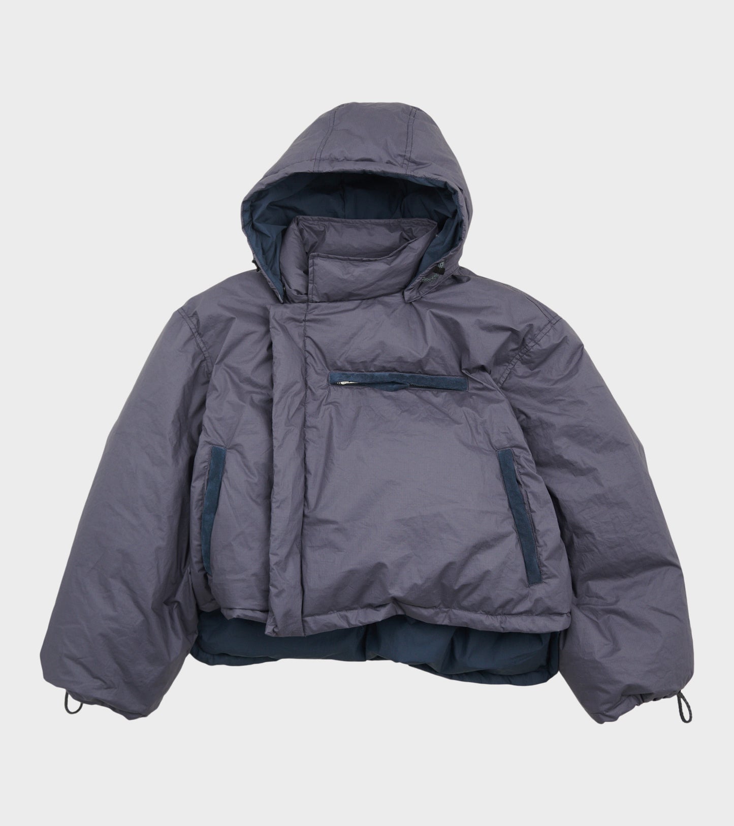 Organic Cotton Ripstop Puffer Navy