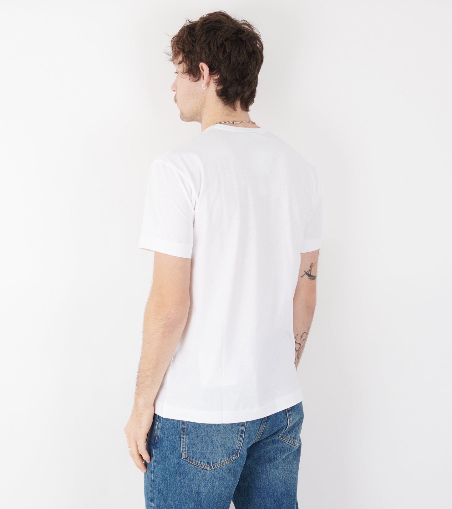 U Two Big Black Hearts T-shirt White