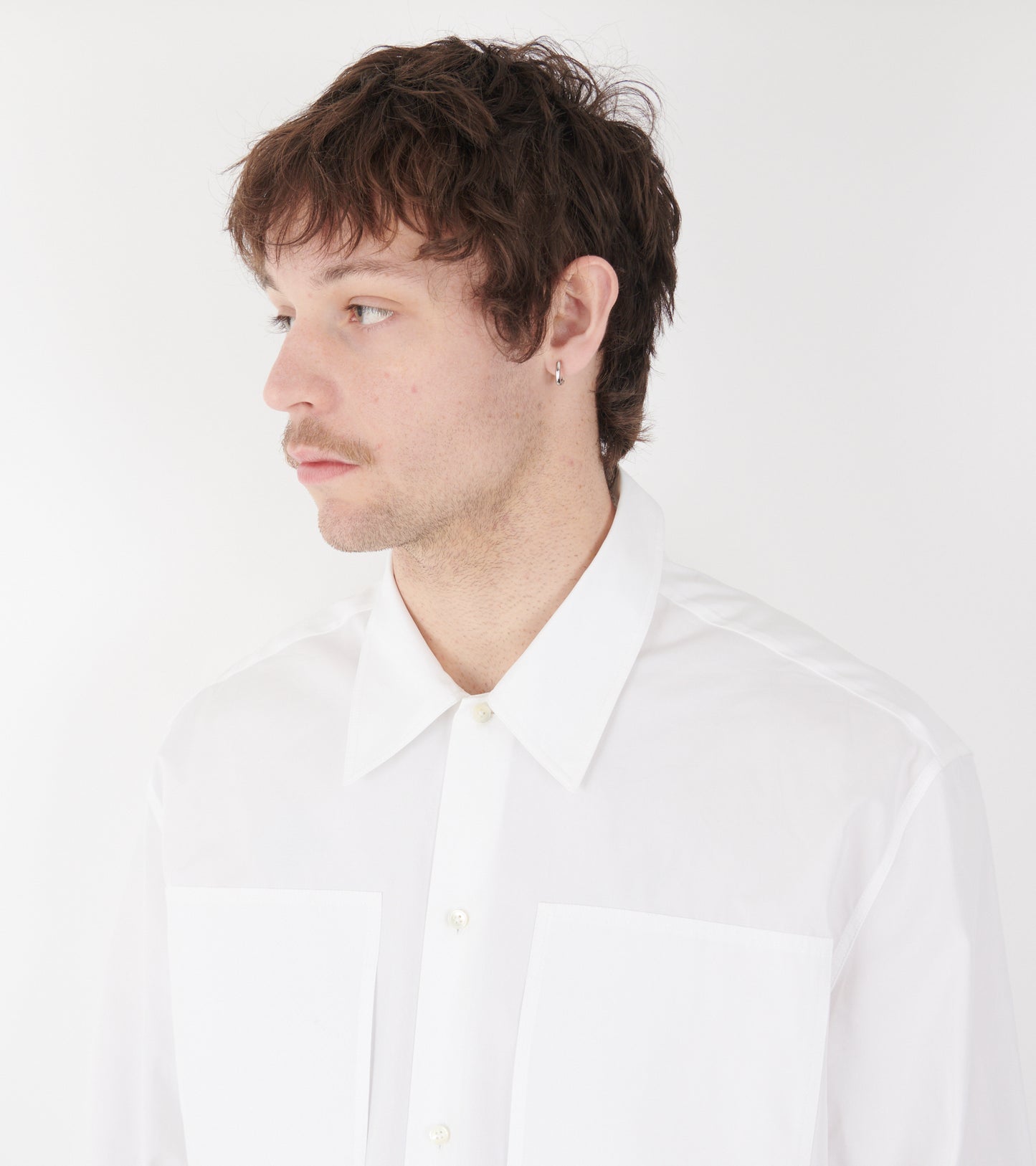 Frame Hoop Small Silver