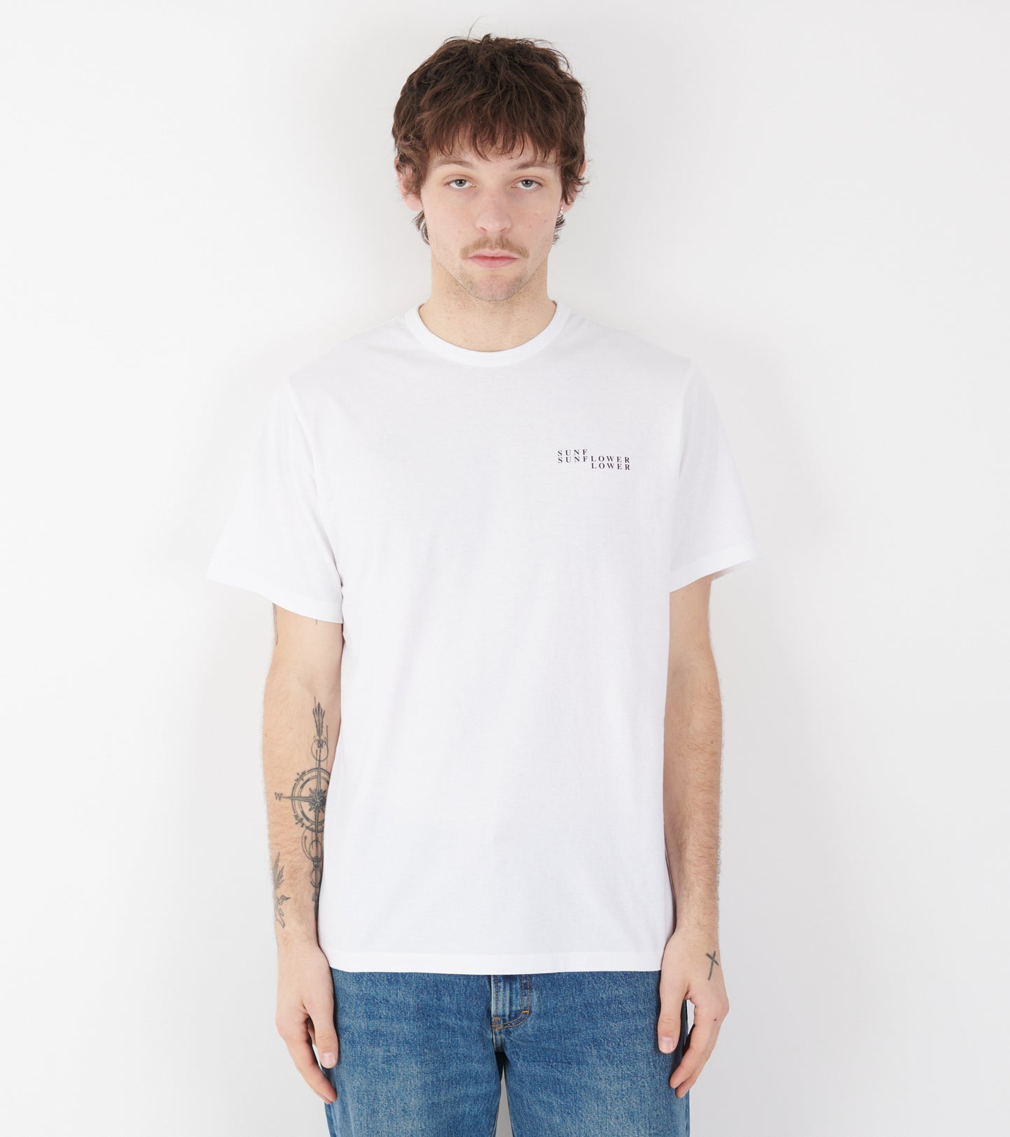 Logo Tee White