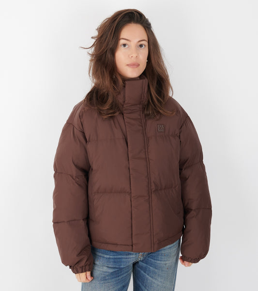 Dyngja Down Cropped Jacket Blood Bay