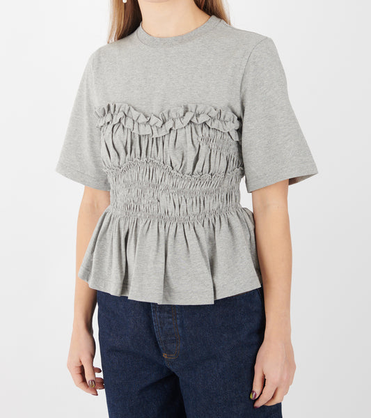Vilde Jersey T-shirt Grey Melange