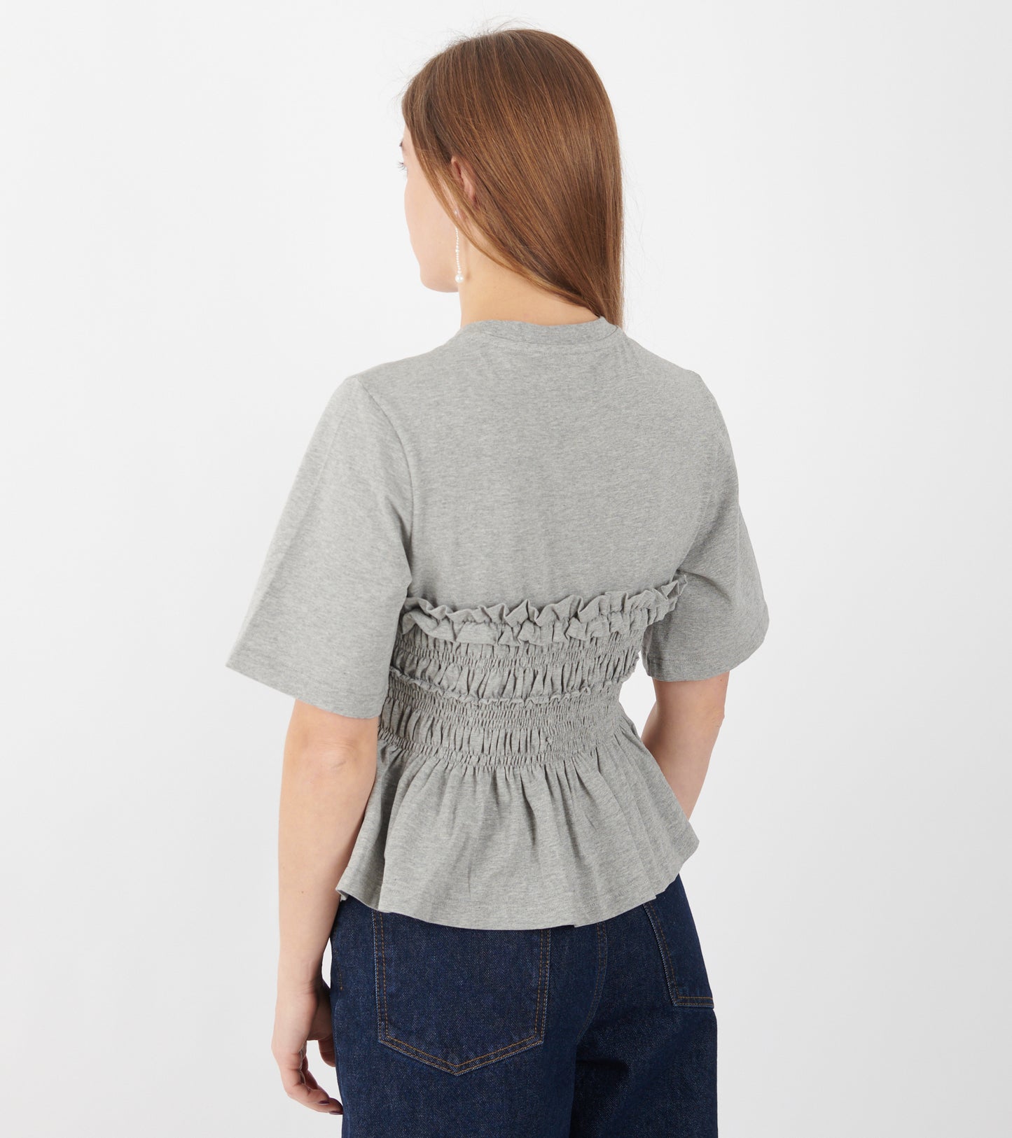 Vilde Jersey T-shirt Grey Melange