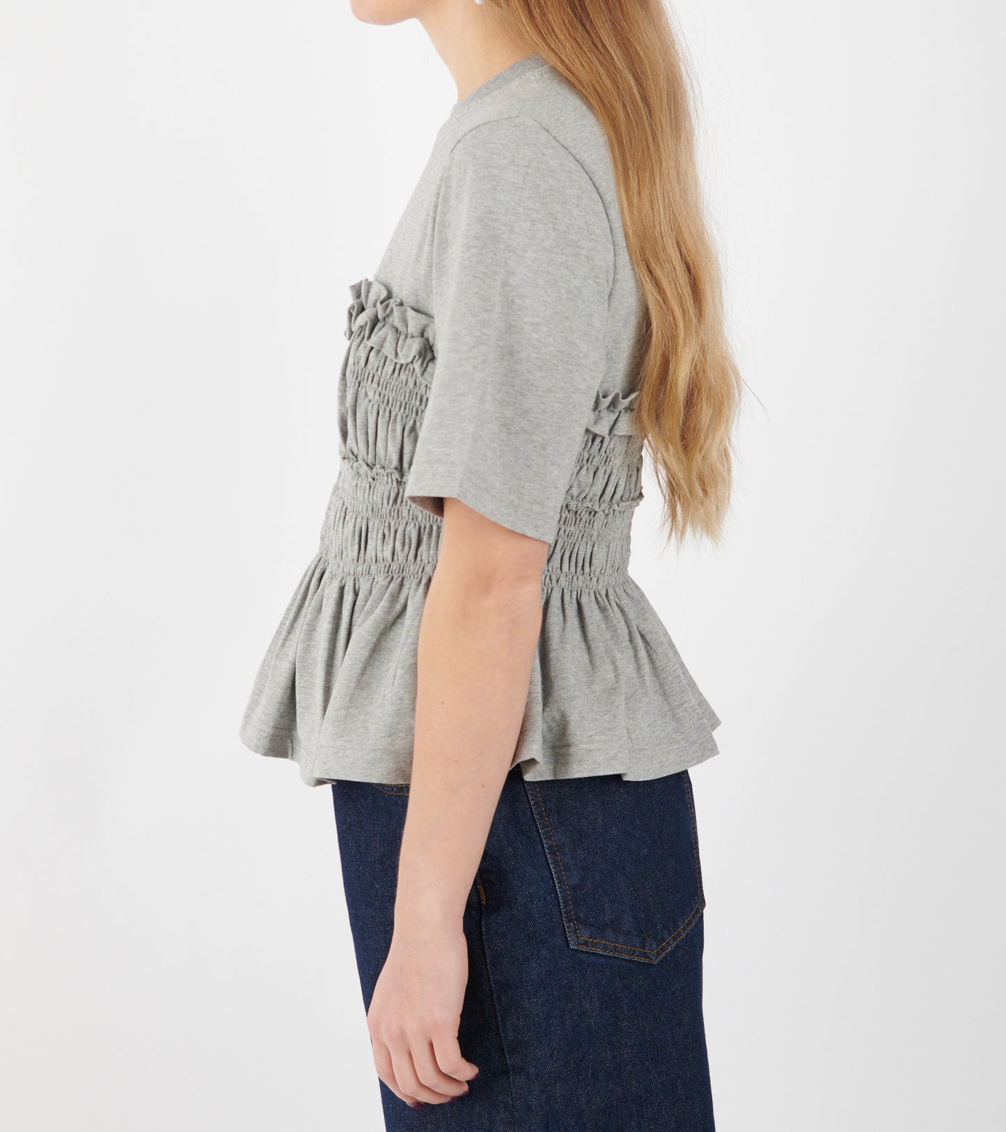 Vilde Jersey T-shirt Grey Melange