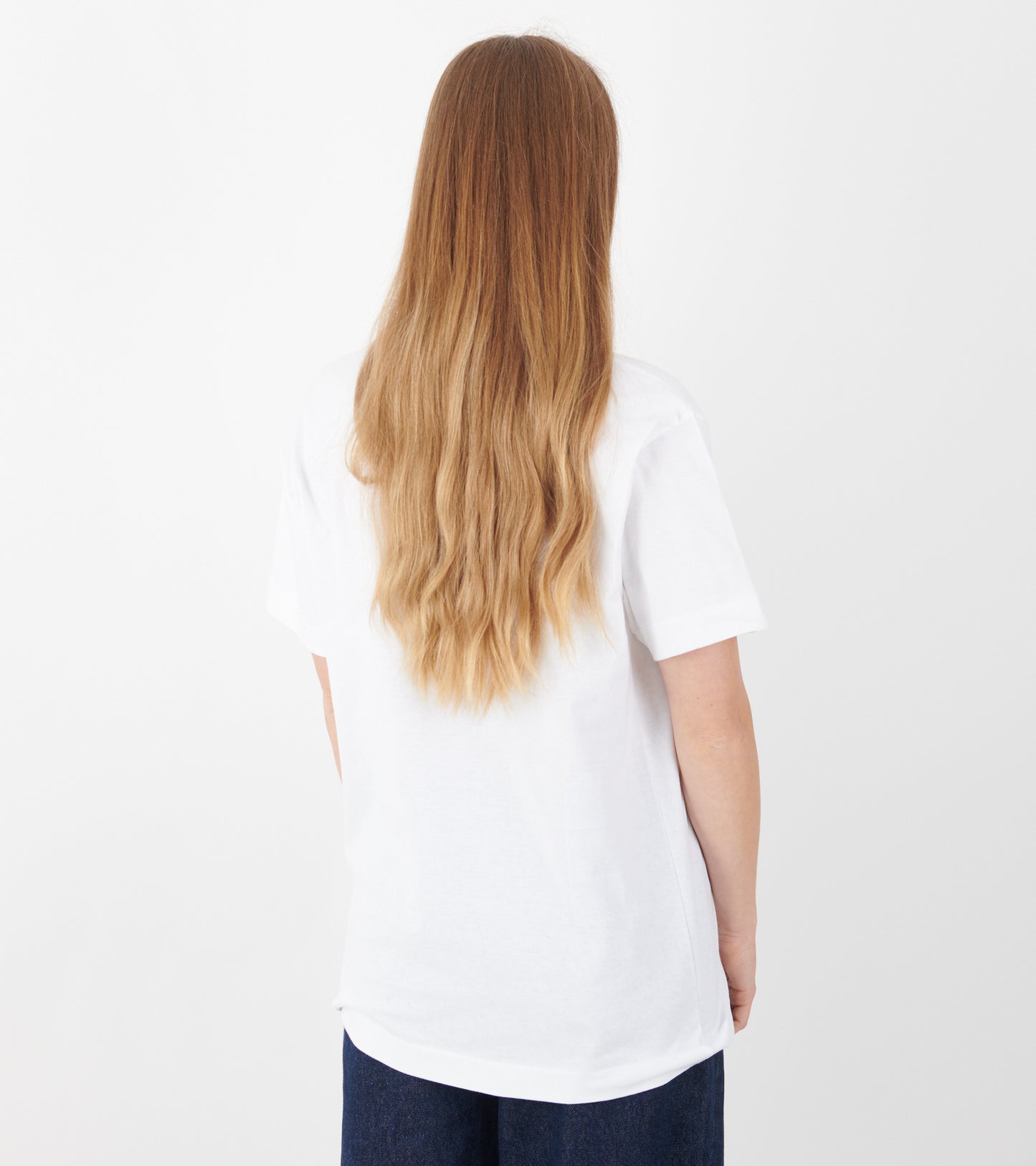 U Two Big Black Hearts T-shirt White