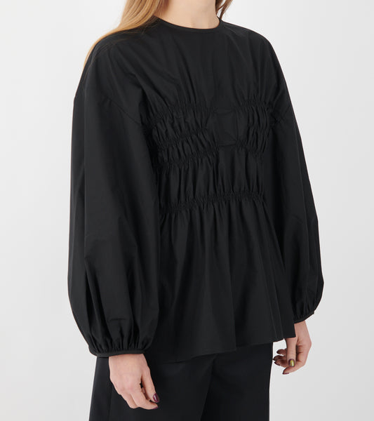 Camryn Cotton Top Black