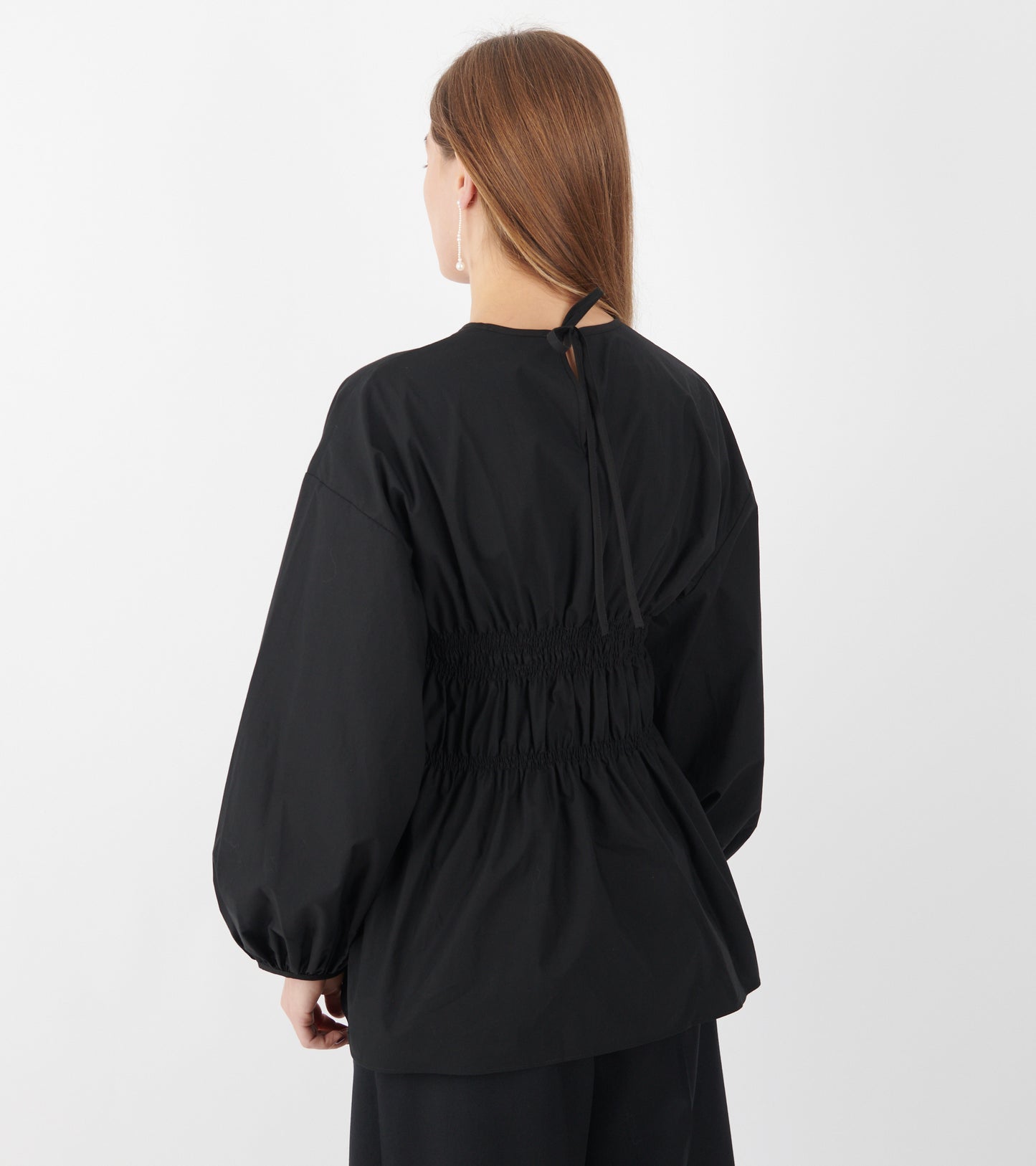 Camryn Cotton Top Black
