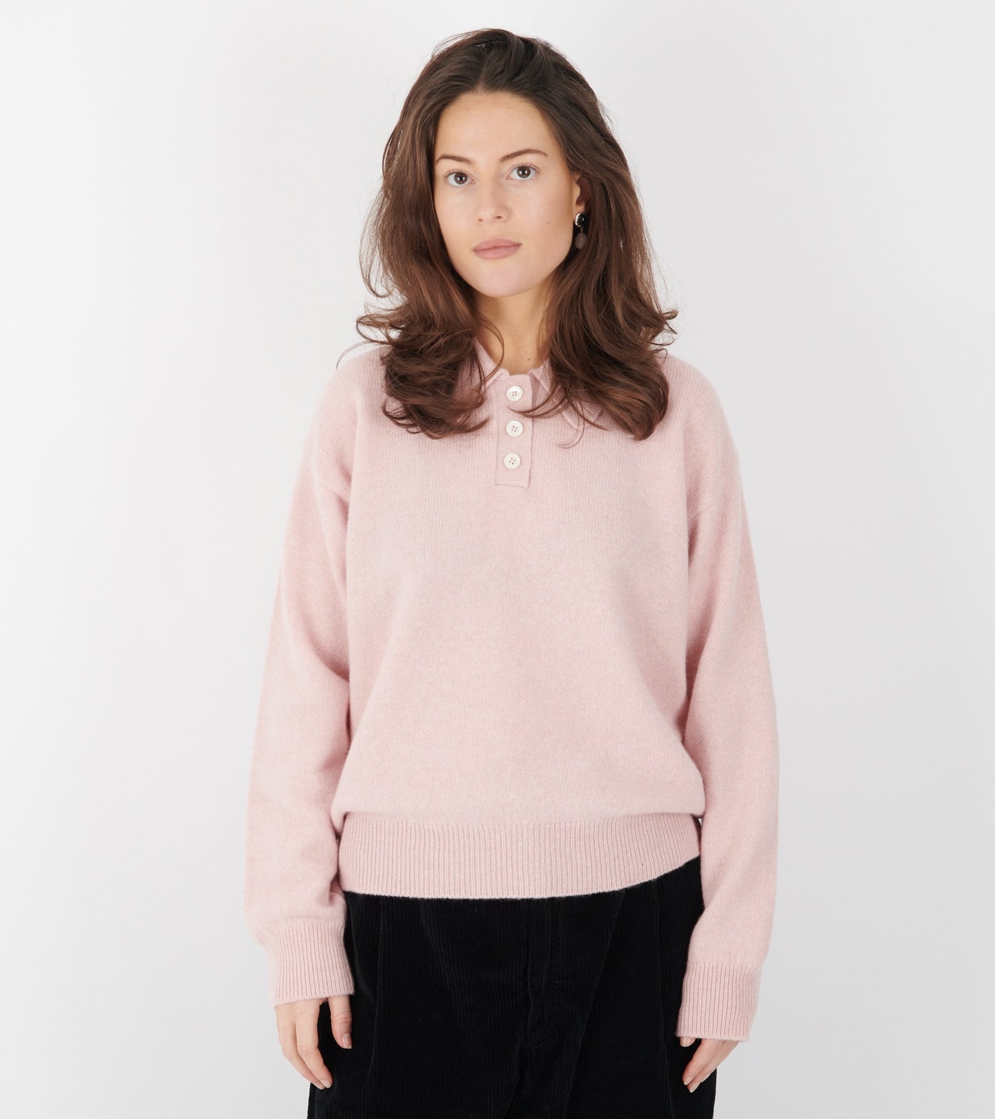 Edith Polo Shirt Pale Pink