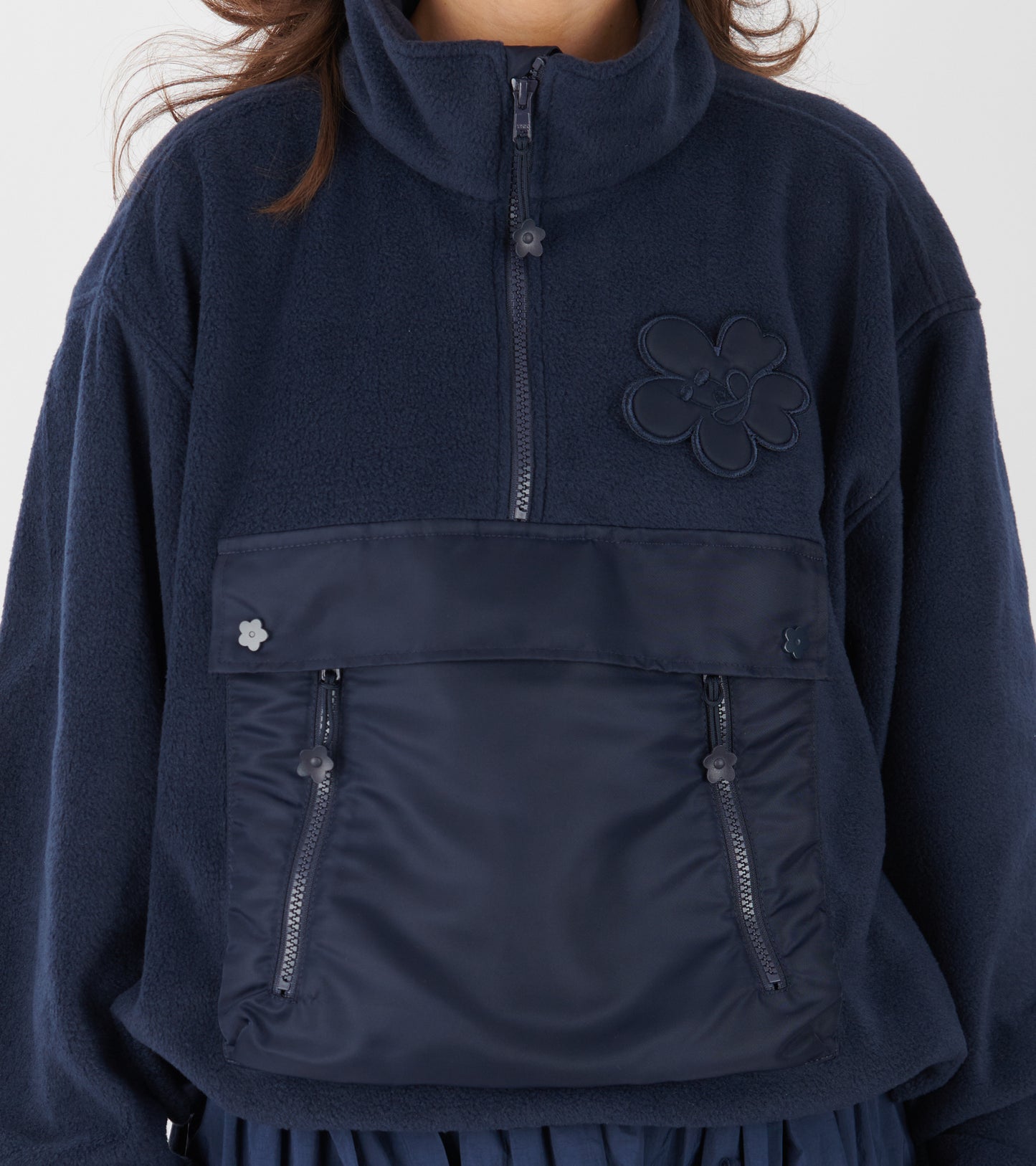 Bastian Fleece Jacket Navy
