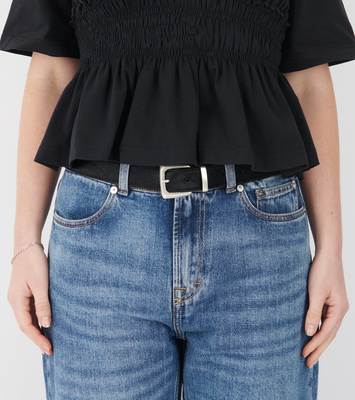 M2418 Pony Belt Black