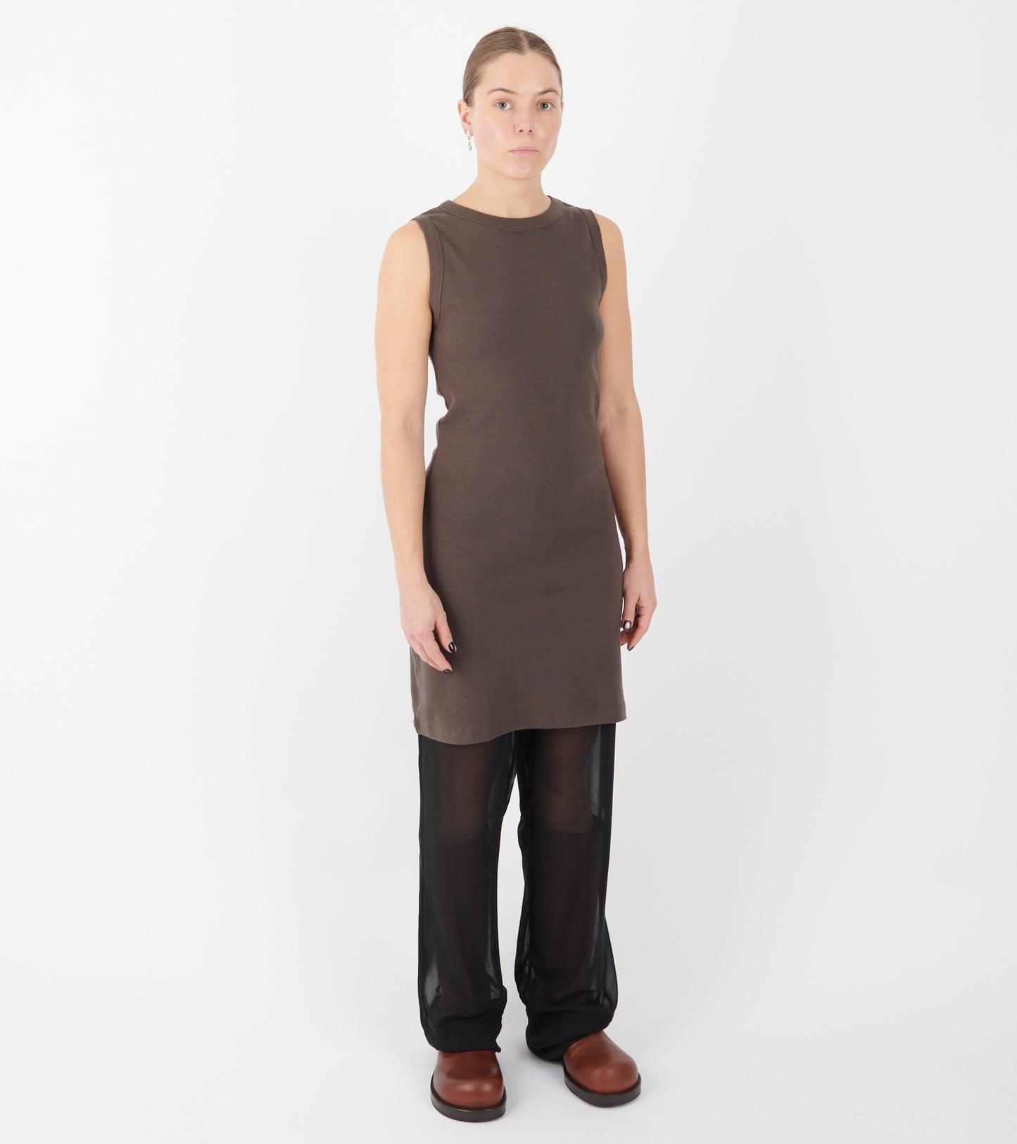 Carrie Dress Chestnut
