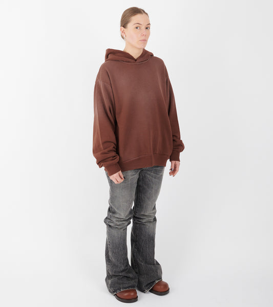 Logo Hooded Sweater Chocolate Brown