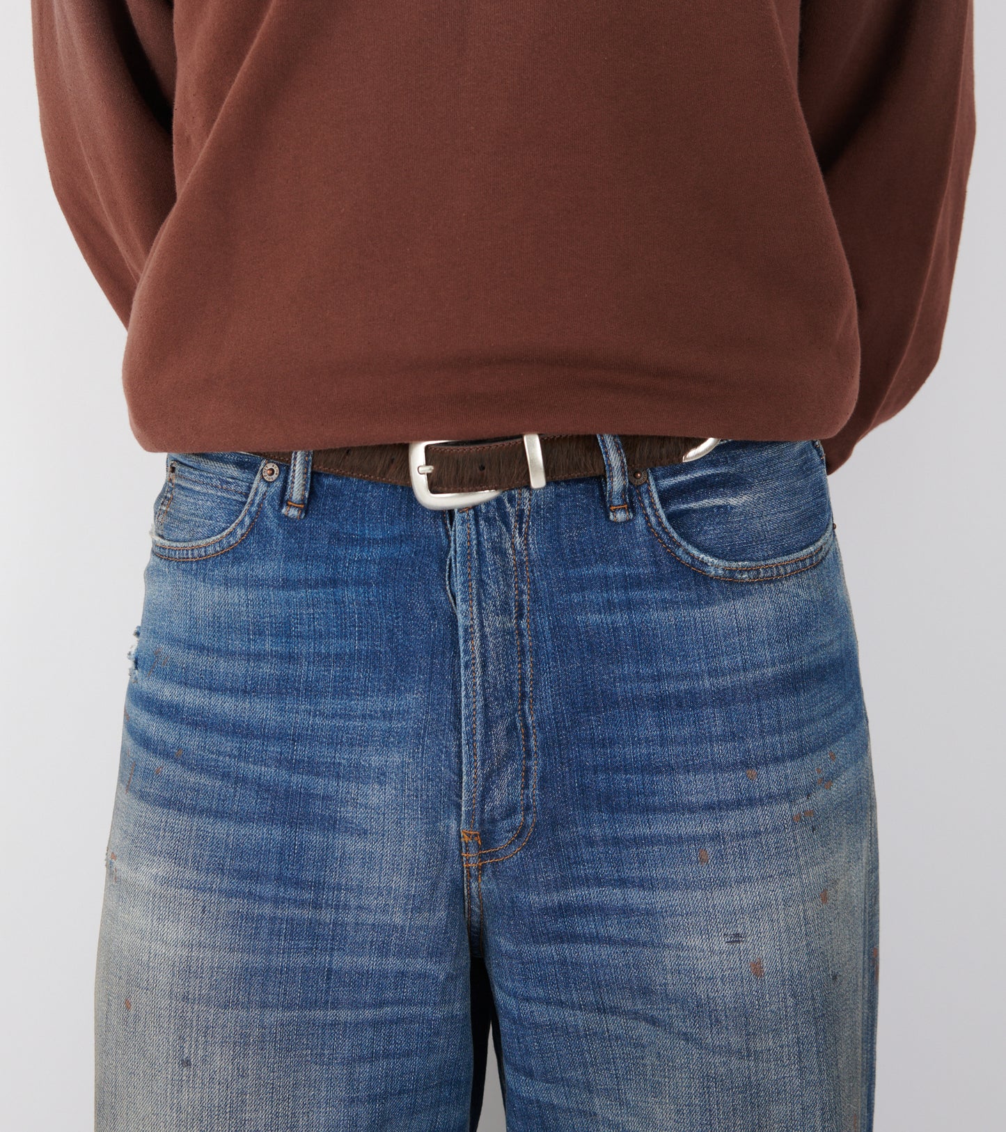 M2456 Pony Belt Brown