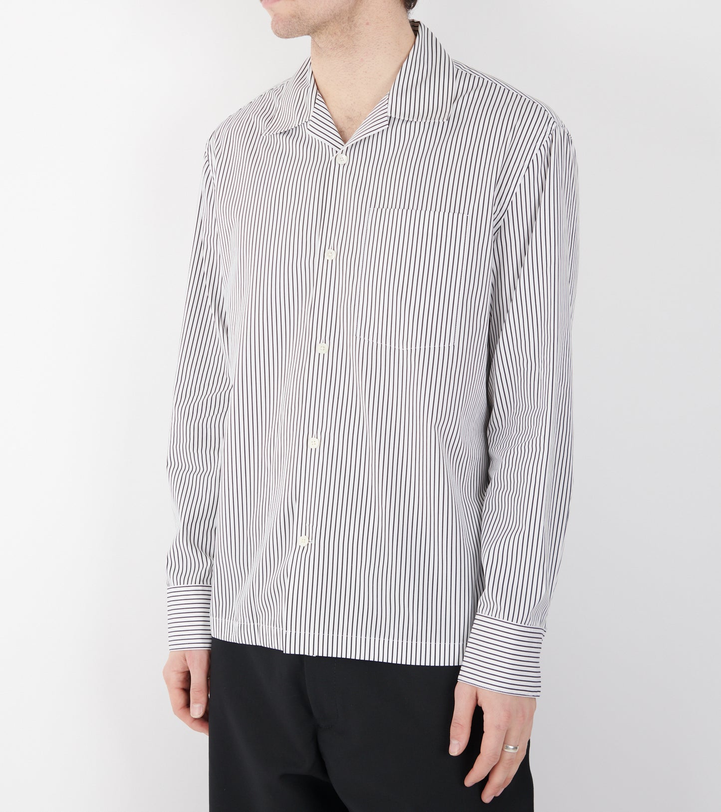 Pencil Stripe Lightweight Cotton Shirt Crosswords