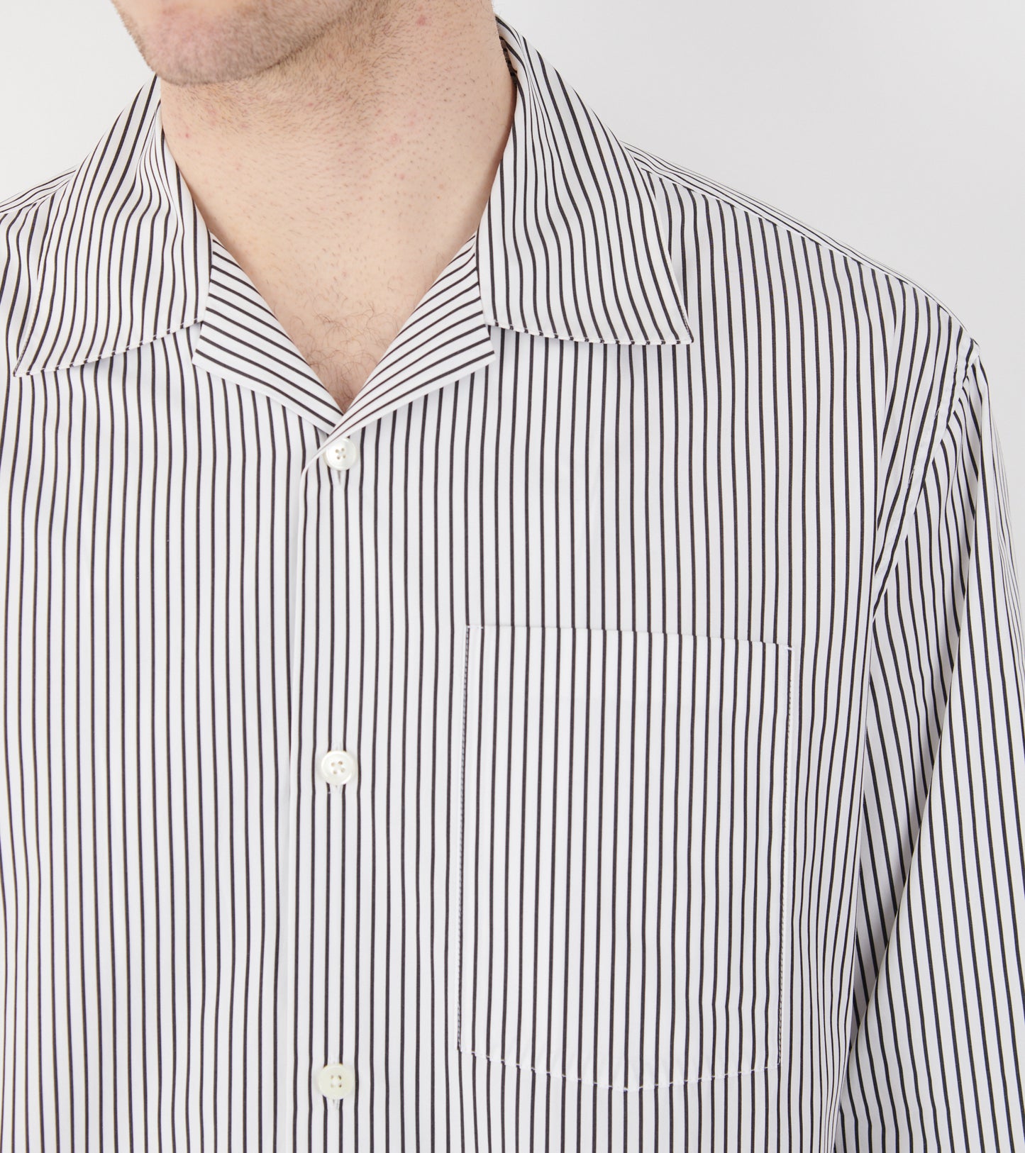 Pencil Stripe Lightweight Cotton Shirt Crosswords
