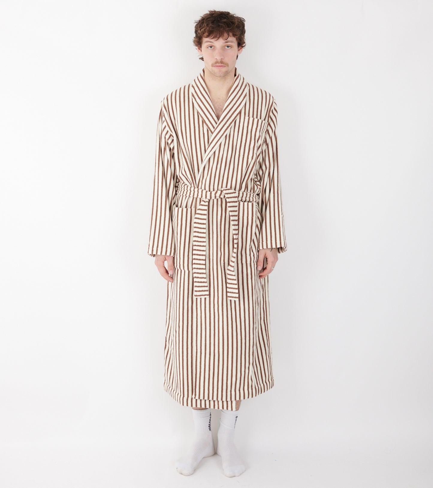 Classic Bathrobe Kodiak Stripes