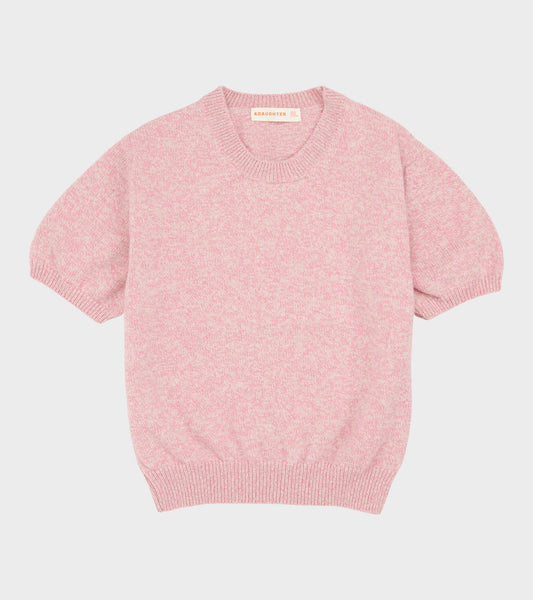 Wicklow T-shirt Pink/Nymph/Oatmeal