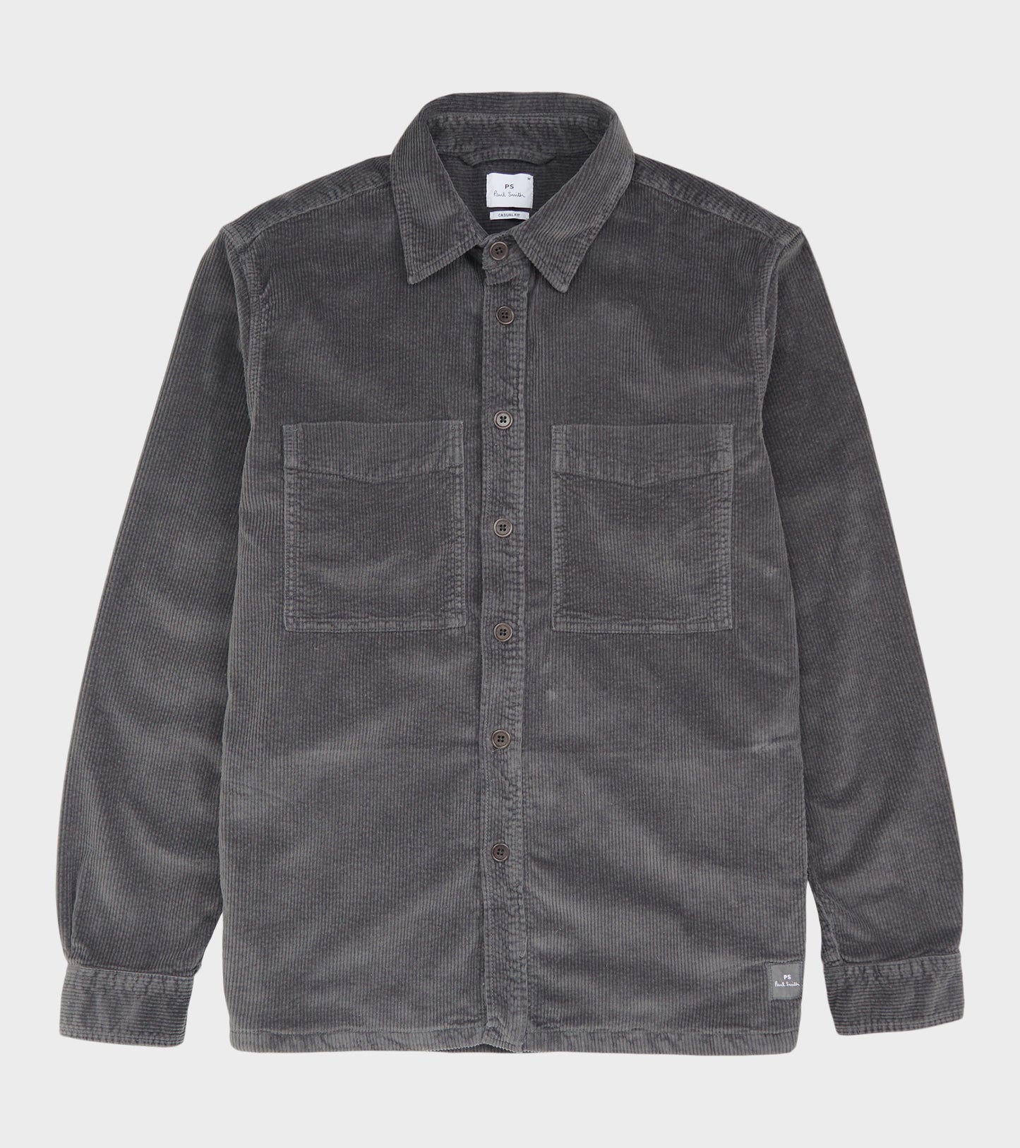 Corduroy Pocket Shirt Dark Grey