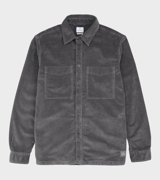 Corduroy Pocket Shirt Dark Grey