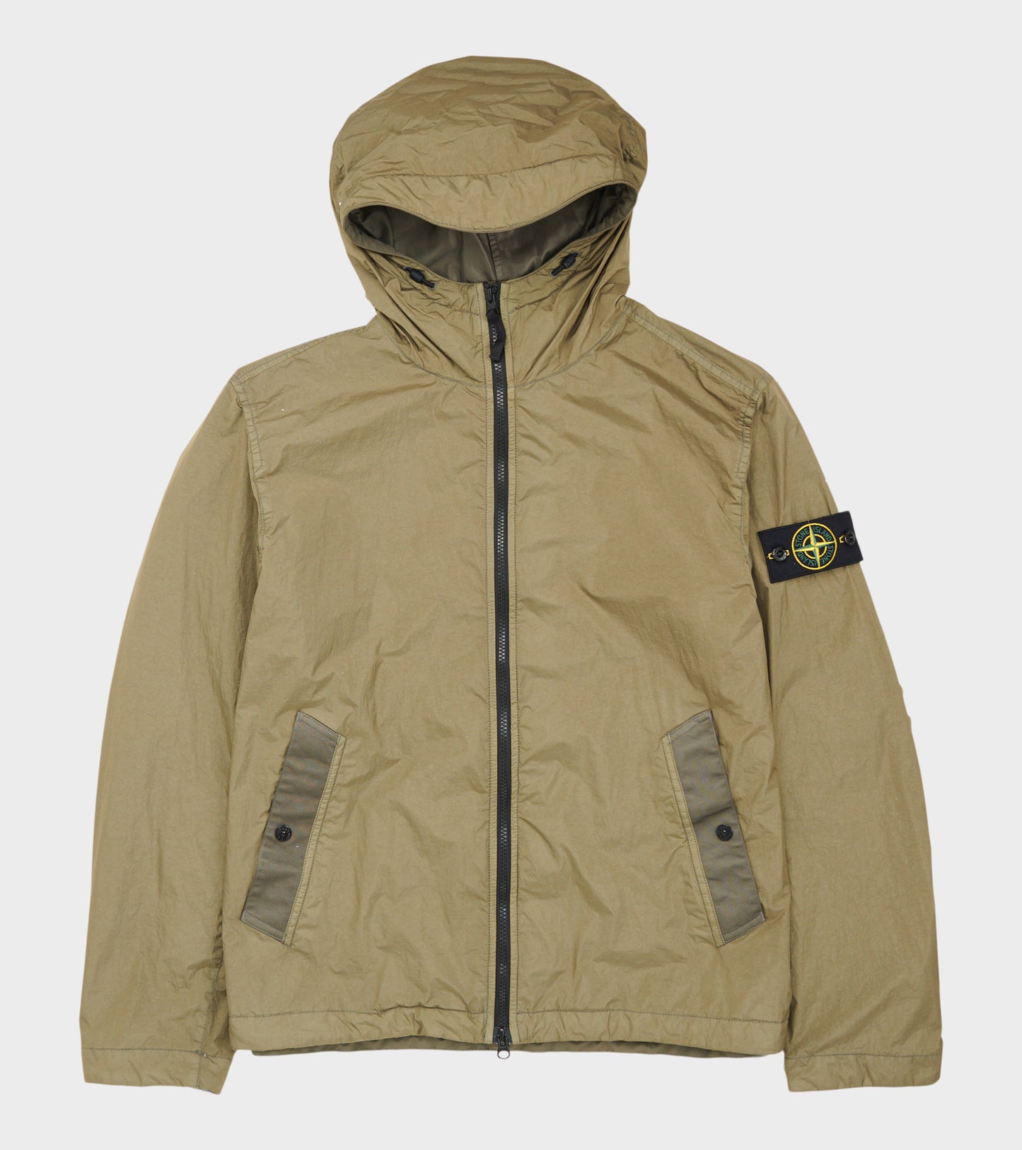 Garment Dyed Crinkle Reps NY Jacket Khaki Olive