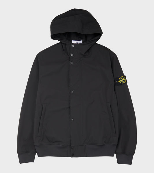 Light Soft Shell-R e.dye Technology Parka Jacket Black