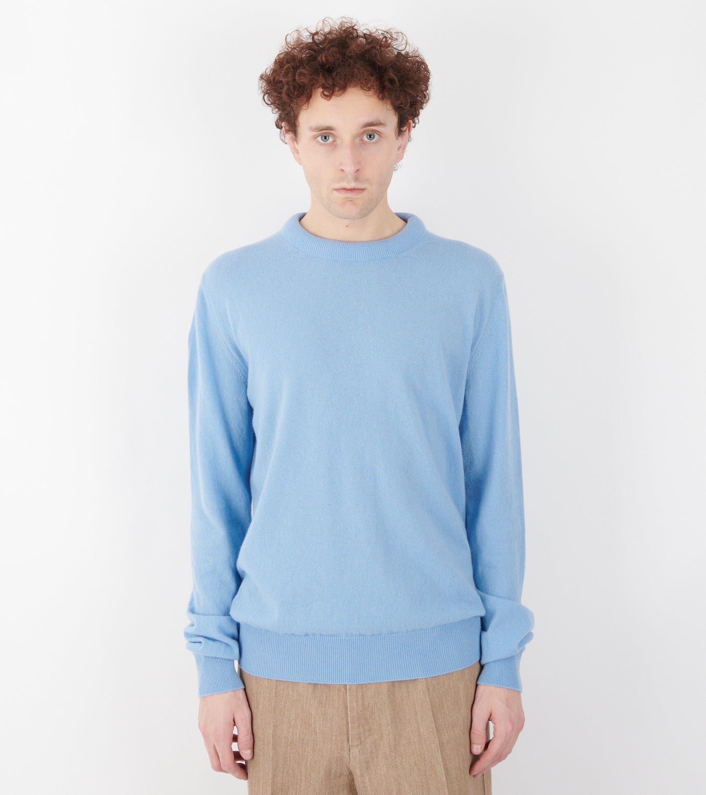 Lightweight Wool Jumper Blue Haze