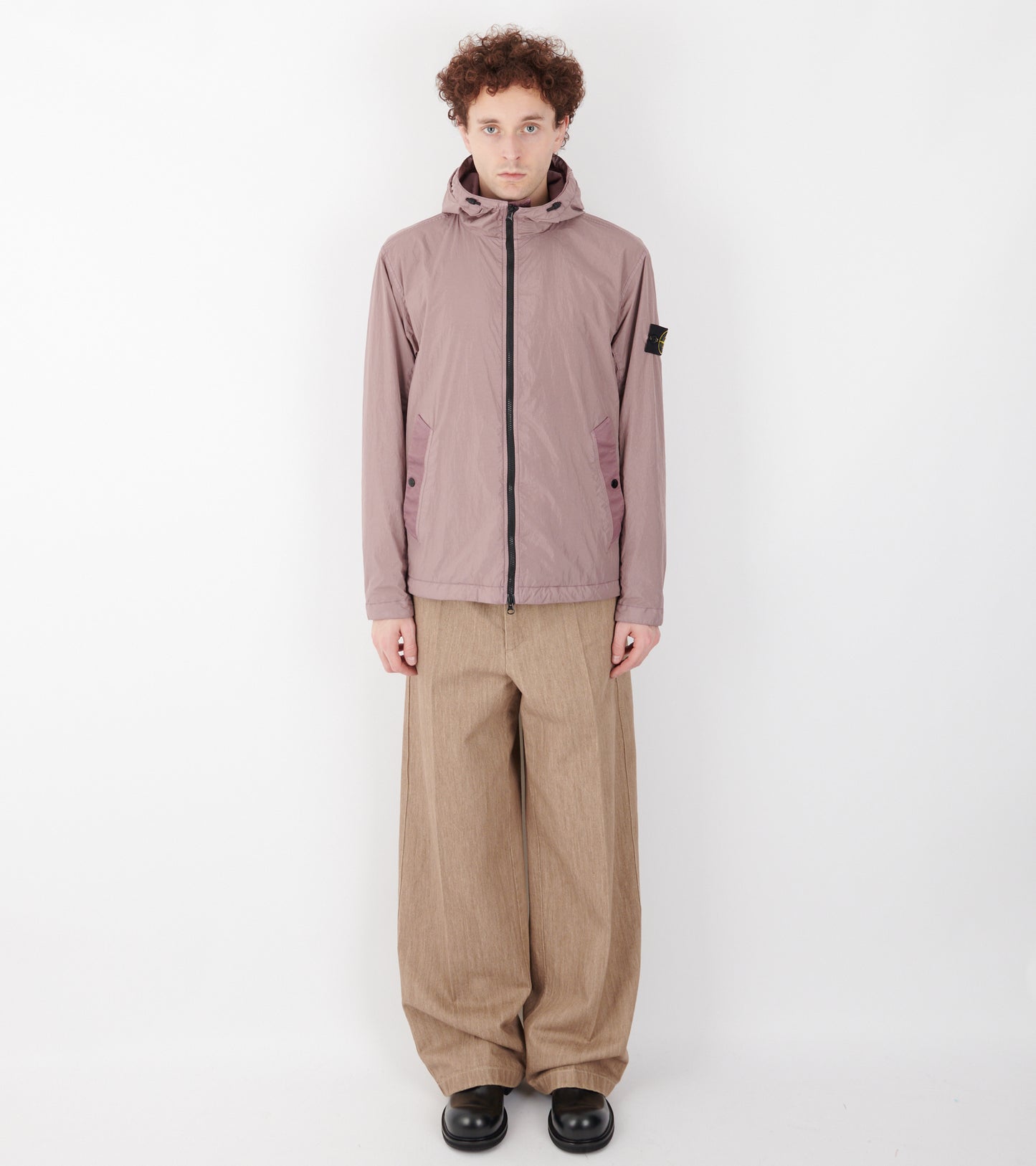 Garment Dyed Crinkle Reps NY Jacket Dusty Rose