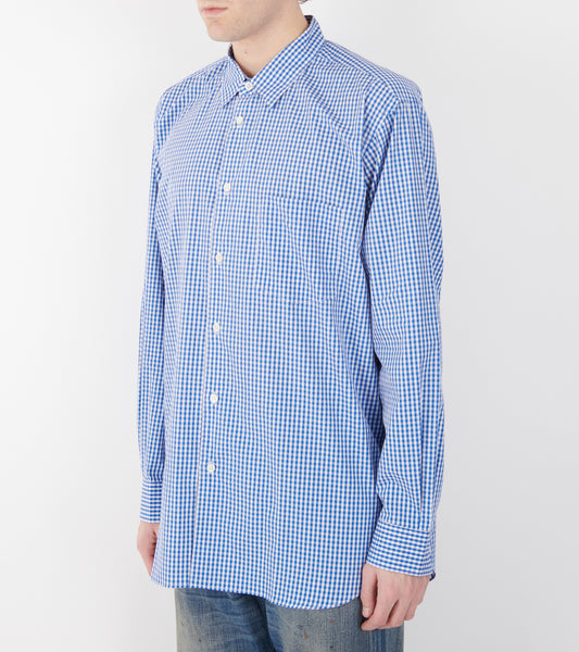 Check Shirt Cobalt Blue/White