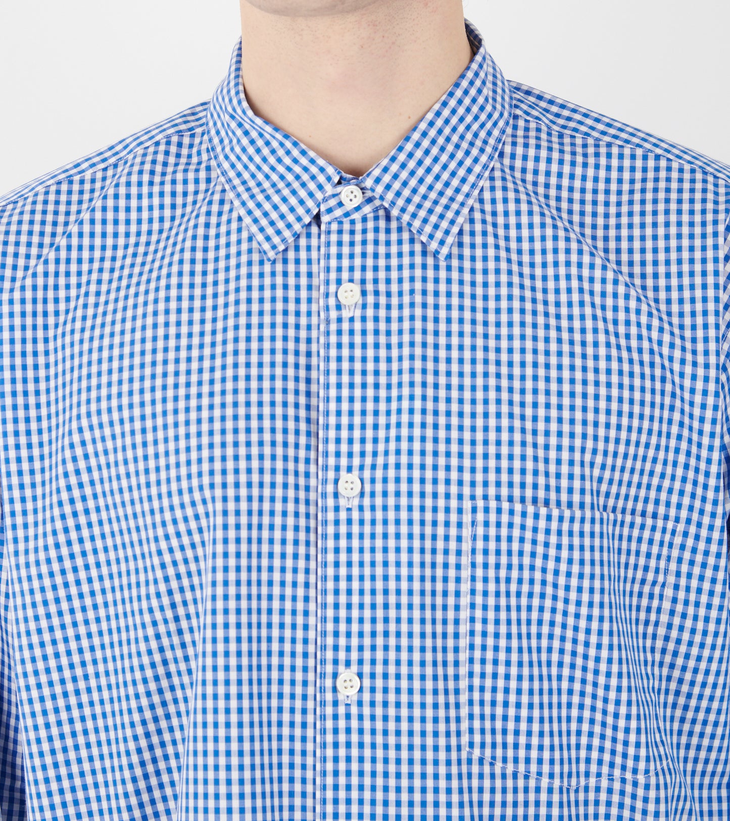 Check Shirt Cobalt Blue/White