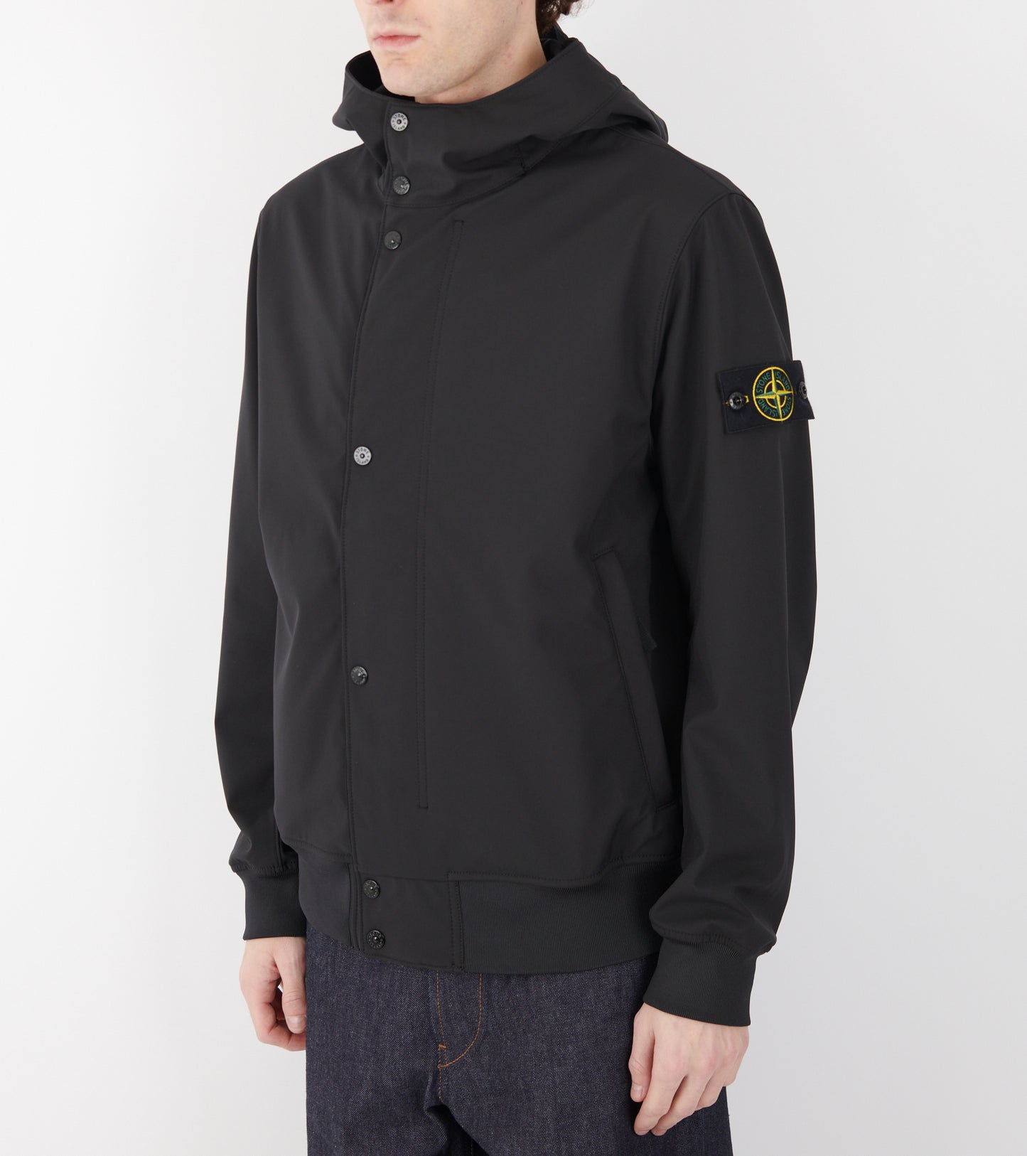 Light Soft Shell-R e.dye Technology Parka Jacket Black