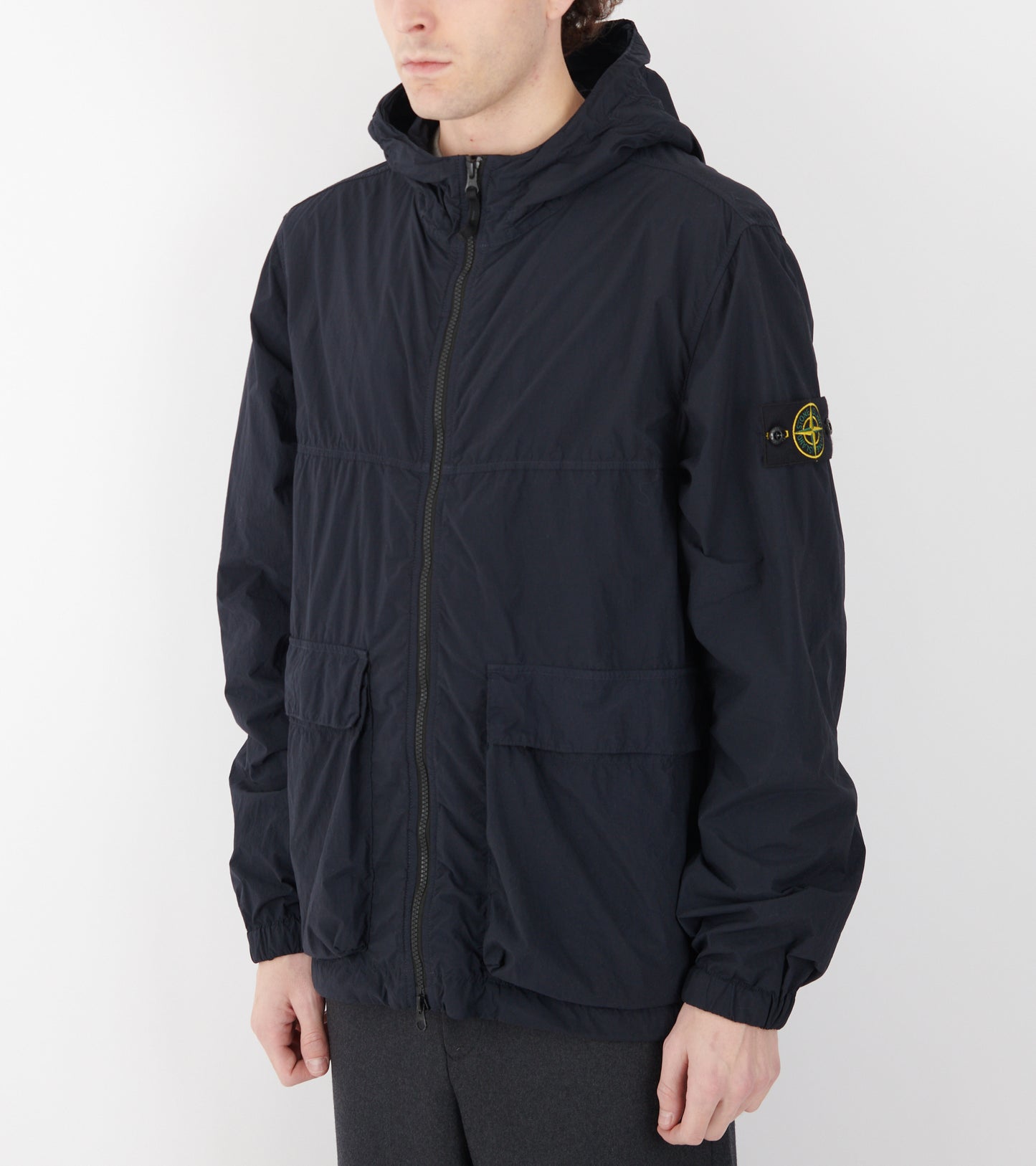 Nylon Smerigliato-TC Jacket Navy