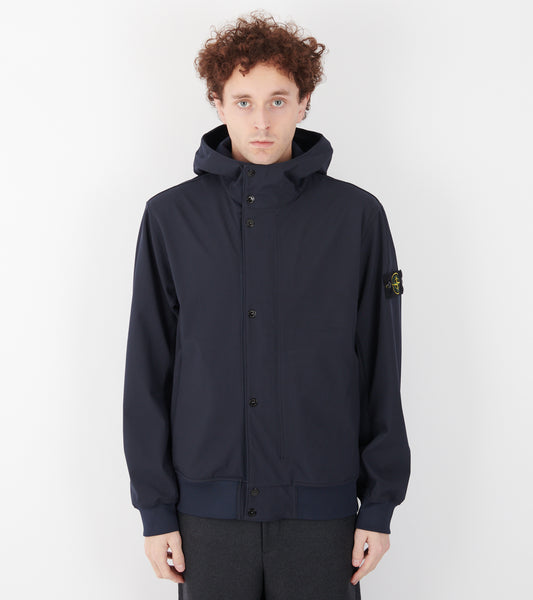 Light Soft Shell-R e.dye Technology Parka Jacket Navy