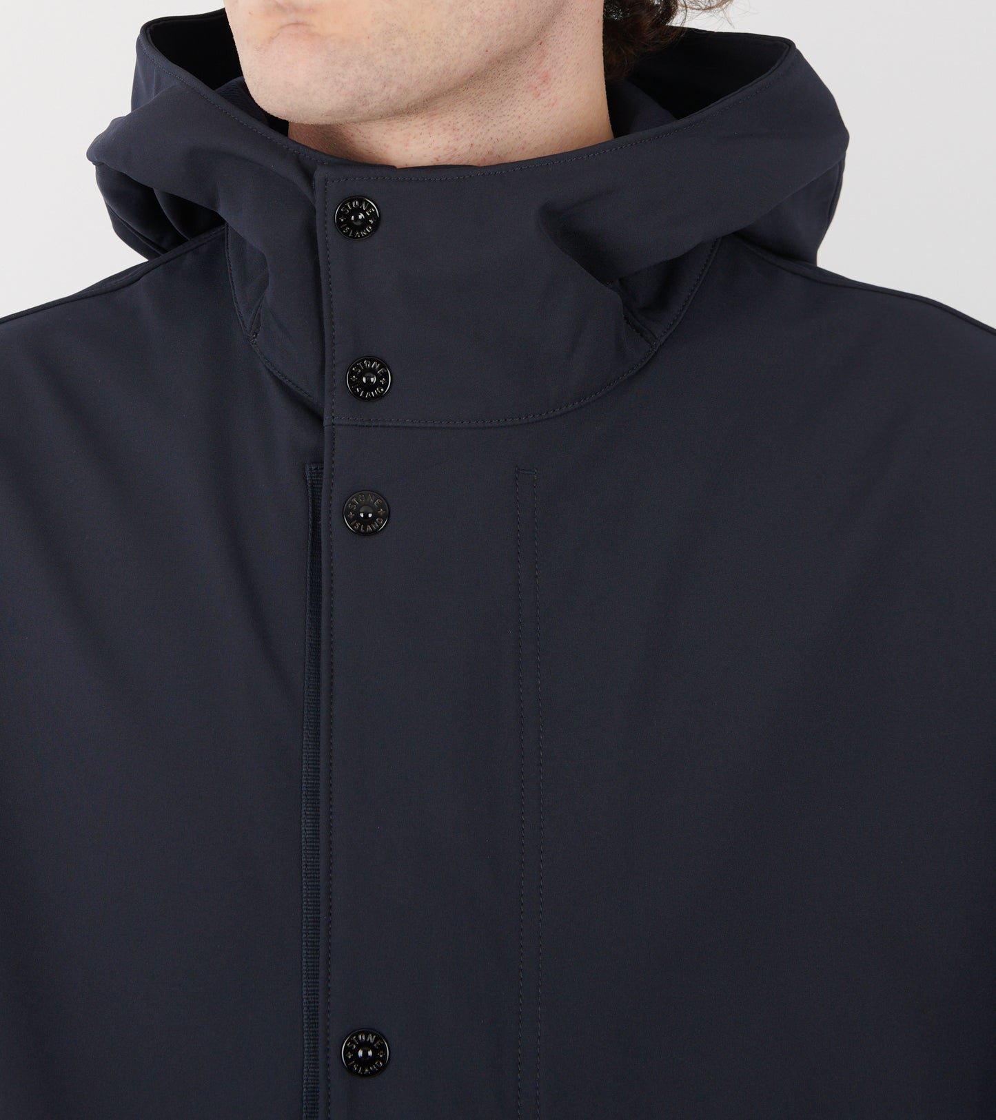 Light Soft Shell-R e.dye Technology Parka Jacket Navy