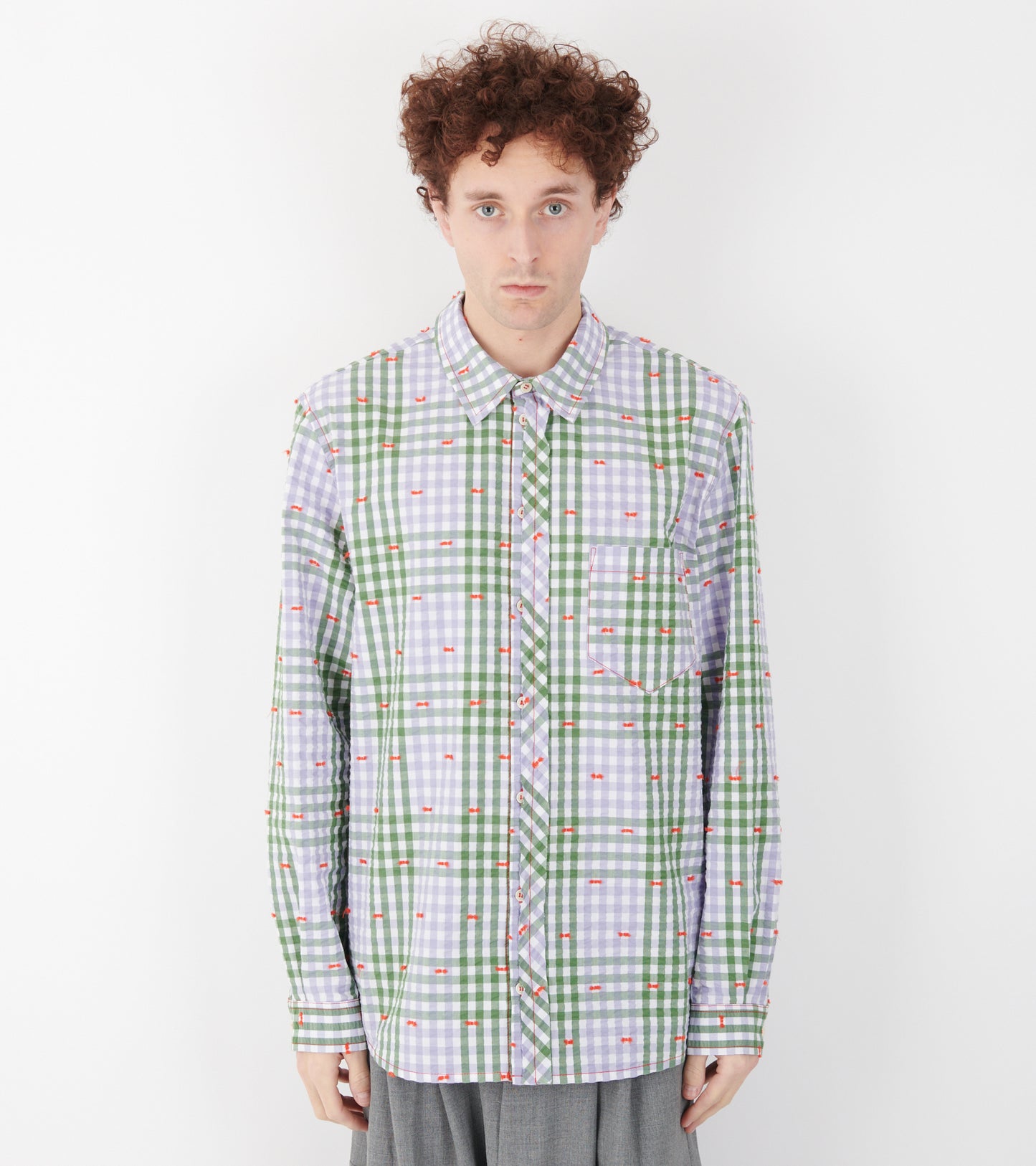 New Blou Shirt Checks Fillé